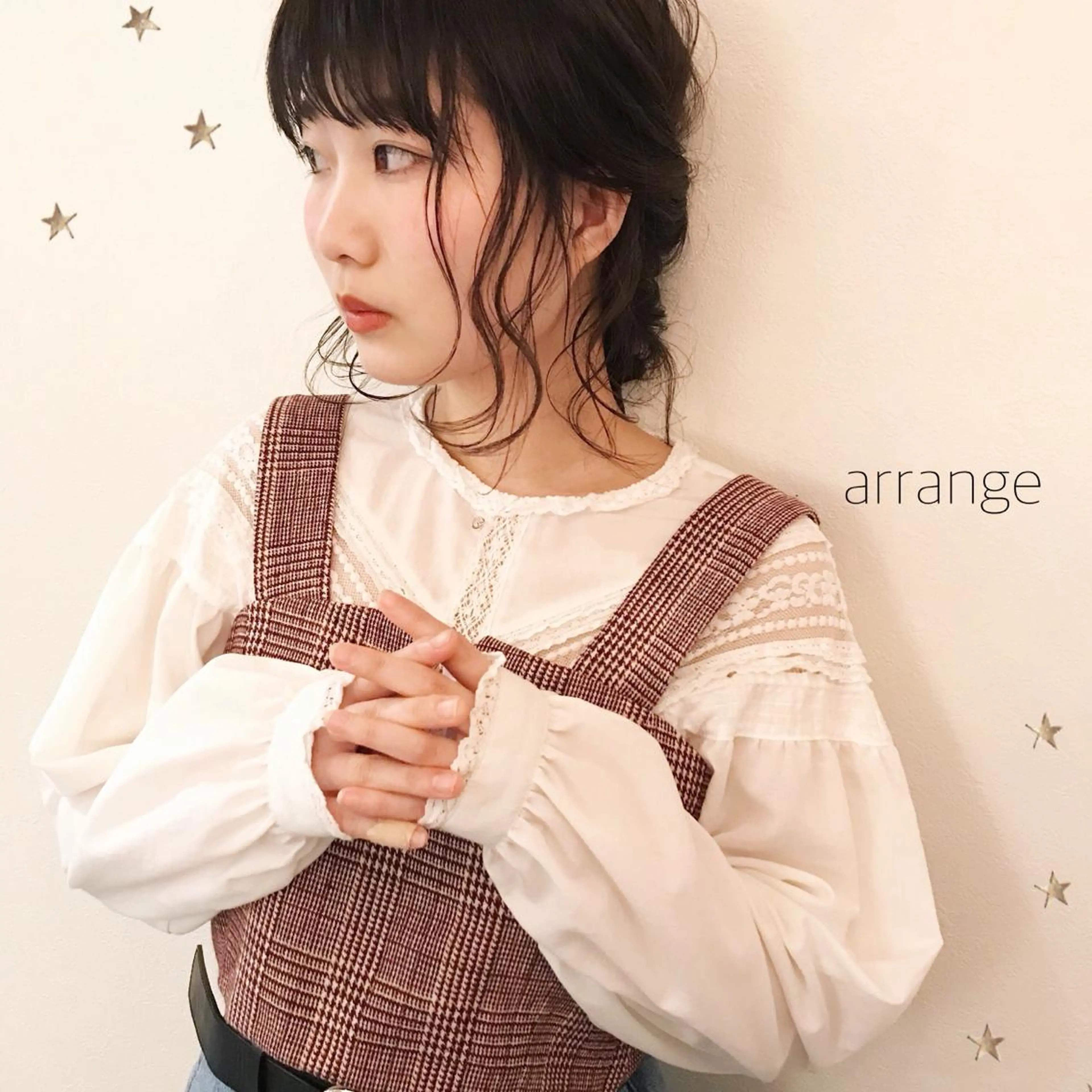 ミディアム ヘアアレンジ salon AKIRA所属・市川 千夏のヘアスタイル