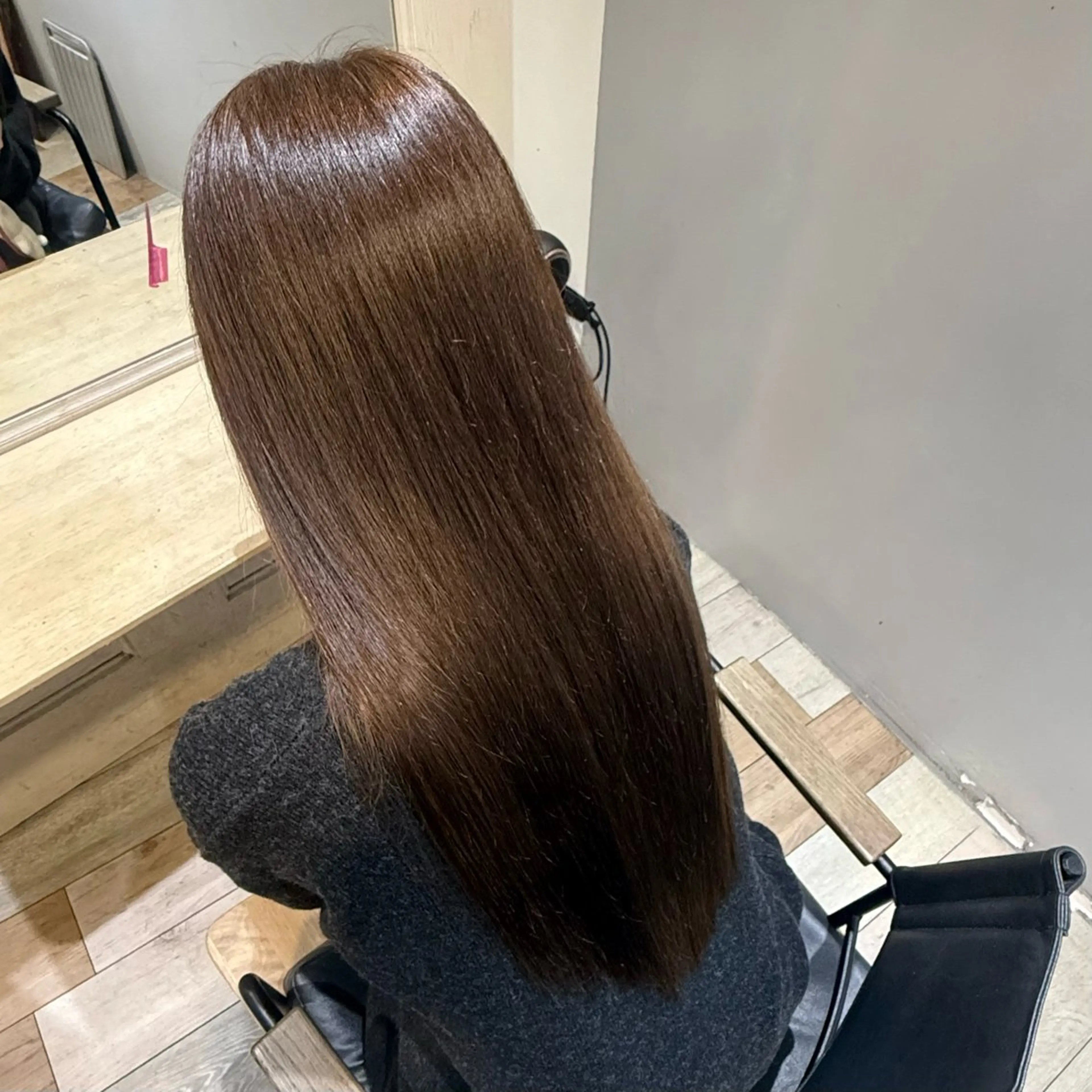 ロング くせ毛 髪質改善 縮毛矯正 トリートメント 酸熱トリートメント トリートメント LOVELEY所属・ゆうな🎀/池袋 /LOVELEYのヘアスタイル