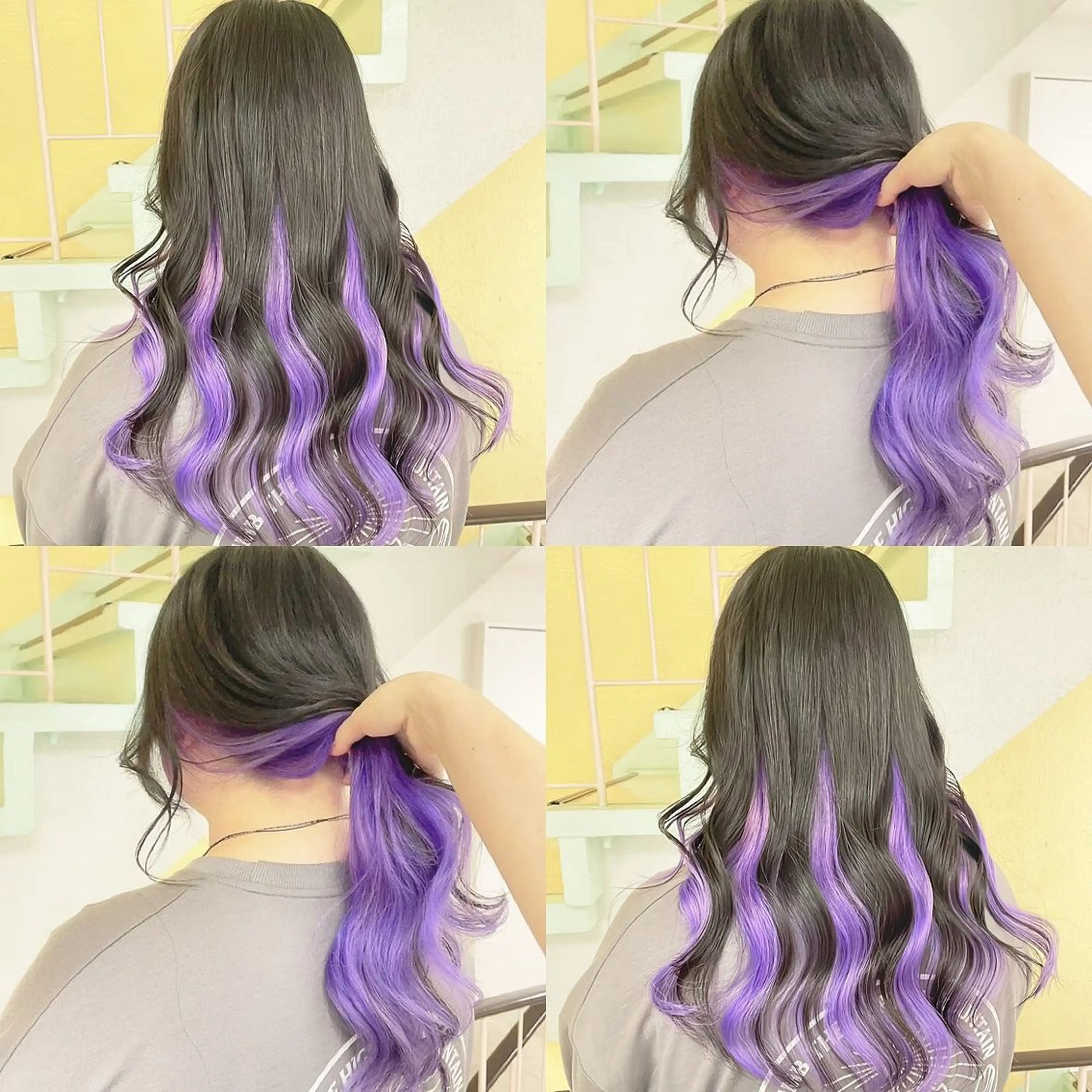 カラー ブリーチ ヘアカラー トリートメント 渋谷:インナーカラー ／🍒エリカ🍒のヘアスタイル