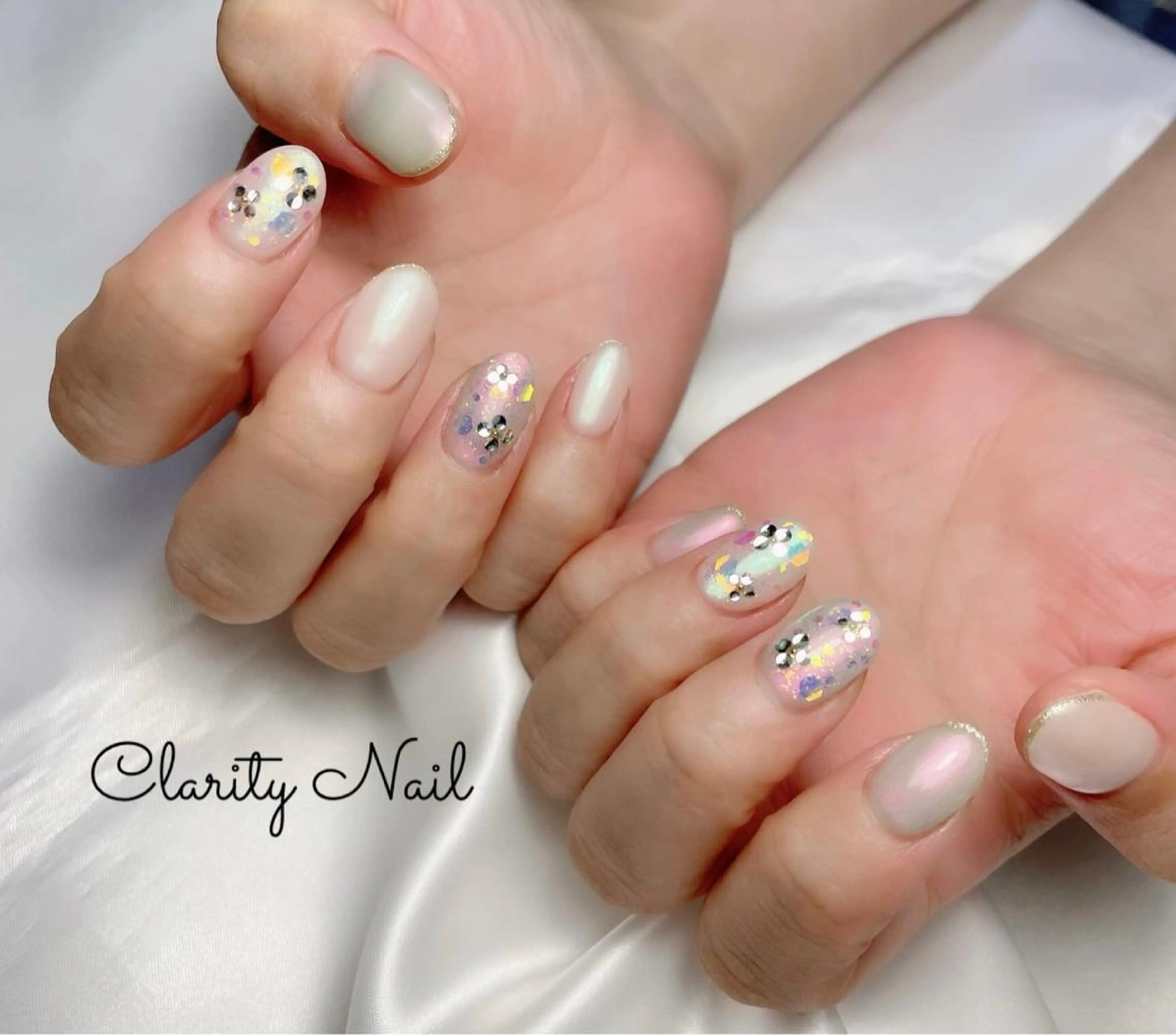 ネイル アートネイル 持ち込み ハンドネイル Clarity Nailのネイルデザイン