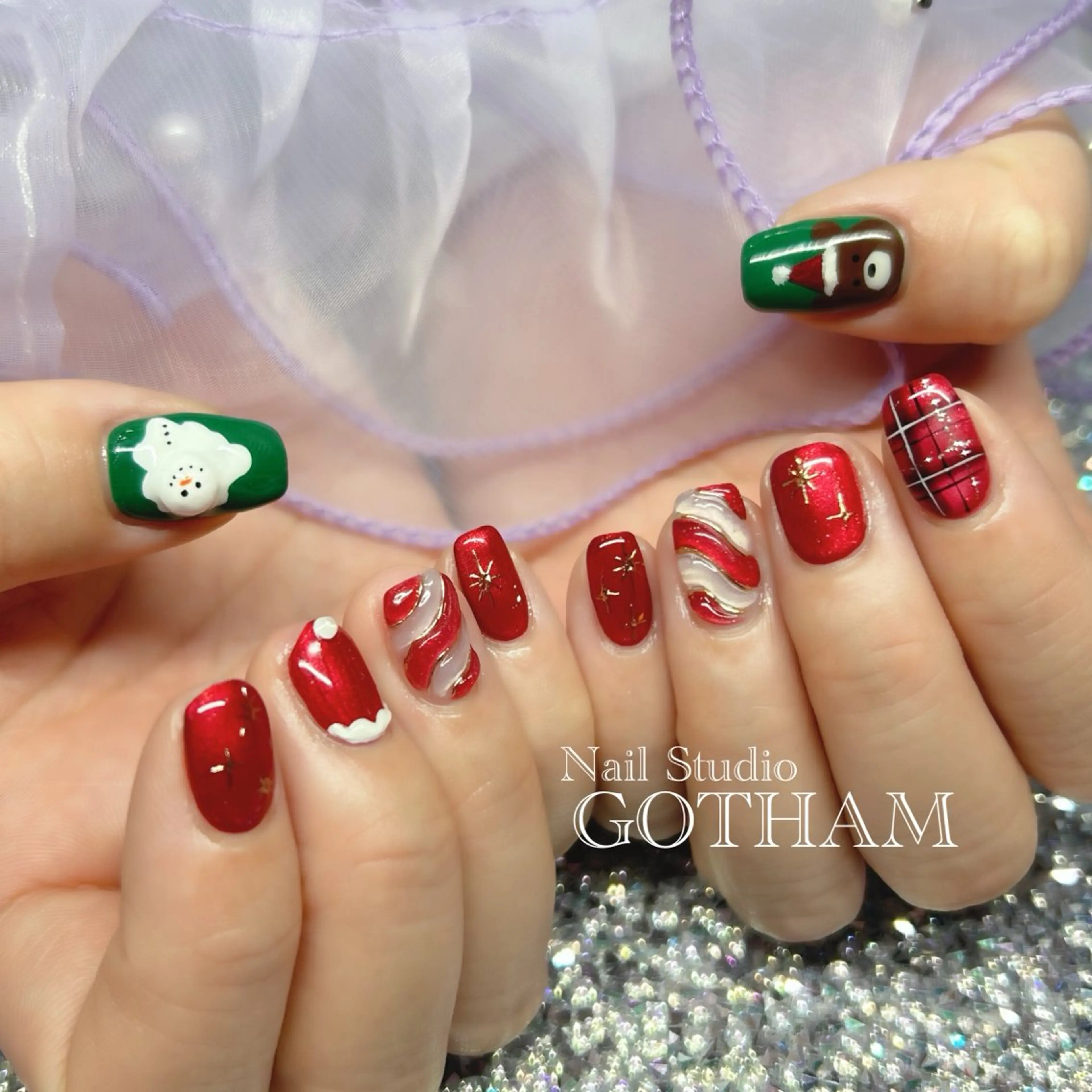 ネイル ハンドネイル Nail Studio GOTHAM所属・高円寺駅からすぐ🌈 ネイルGOTHAMのネイルデザイン