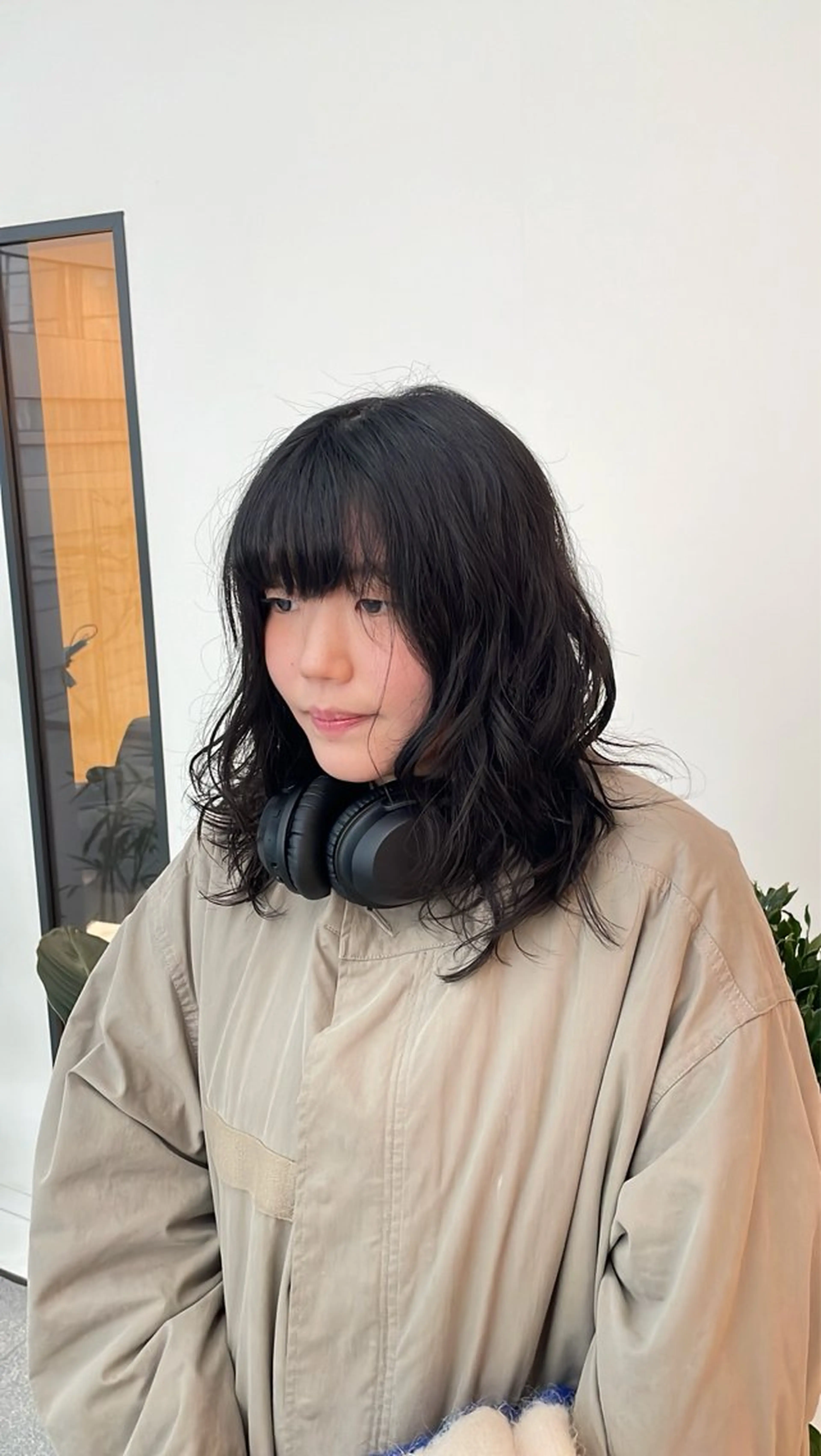 レディースパーマ＋カットの写真