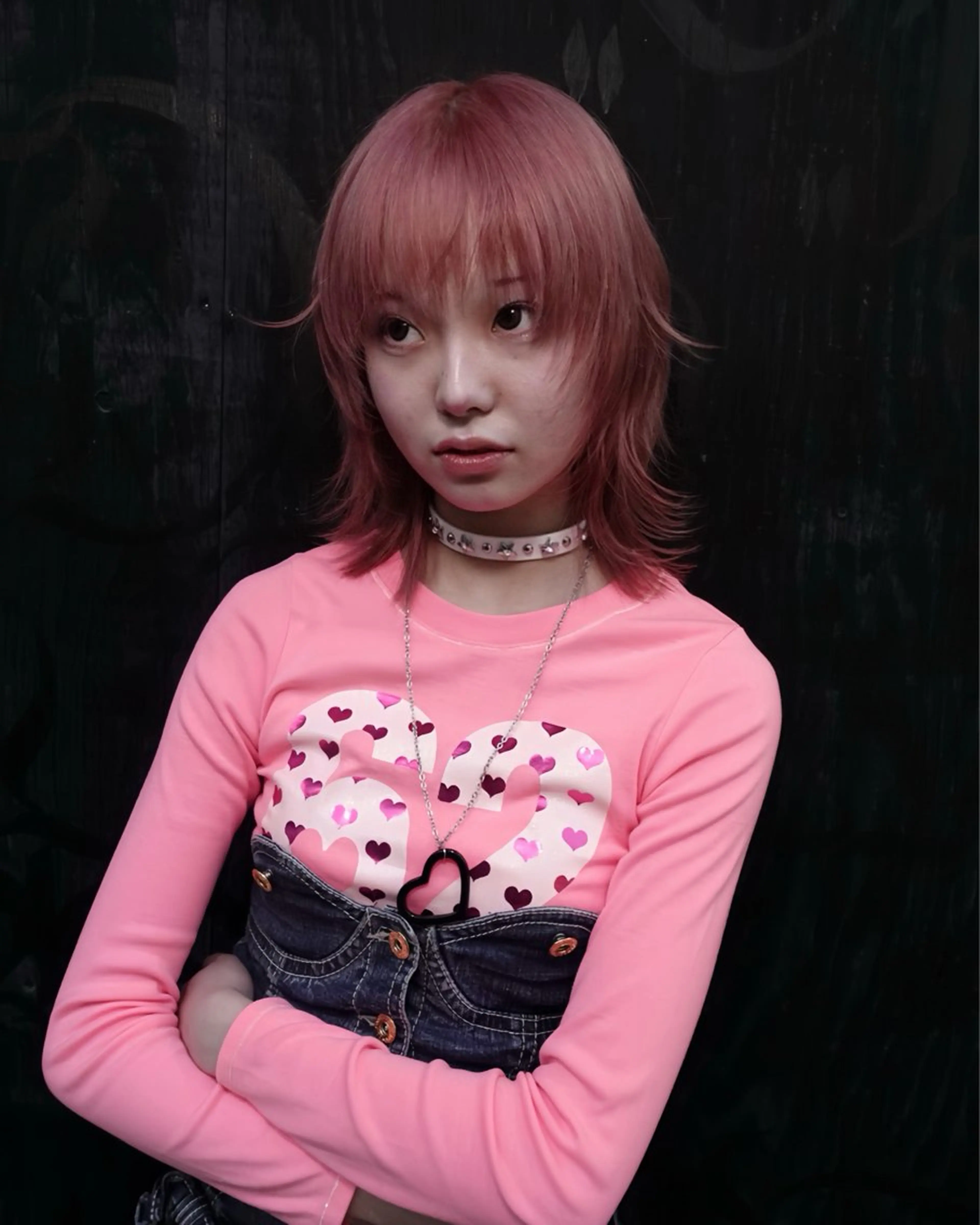 ミディアム ヘアカラー Null 表参道所属・岩下昂世/ ハイトーン/デザインのヘアスタイル