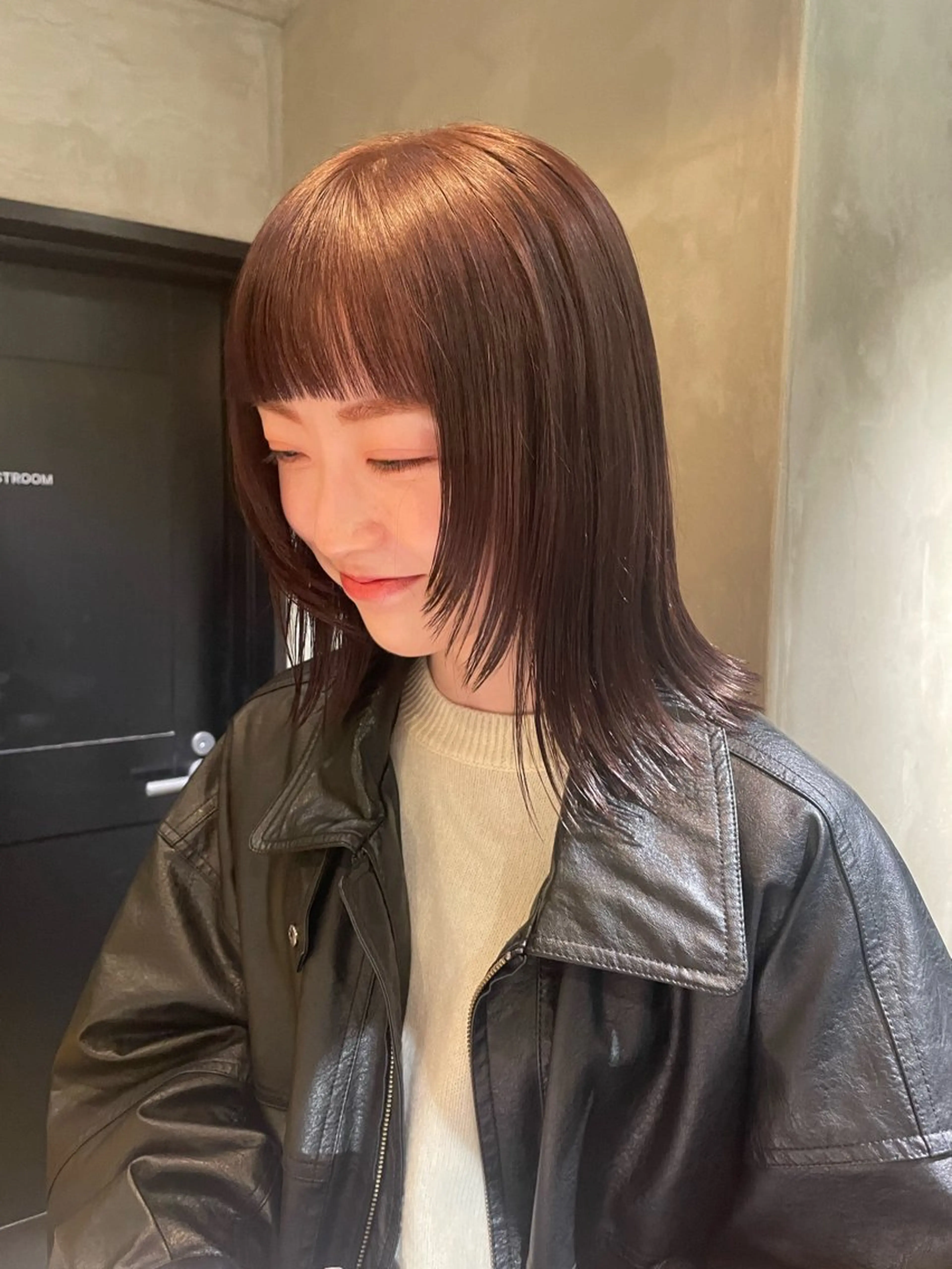 ミディアム カラー カット ヘアカラー トリートメント 🍃透明感/デザイン 店長MASARU🍃のヘアスタイル