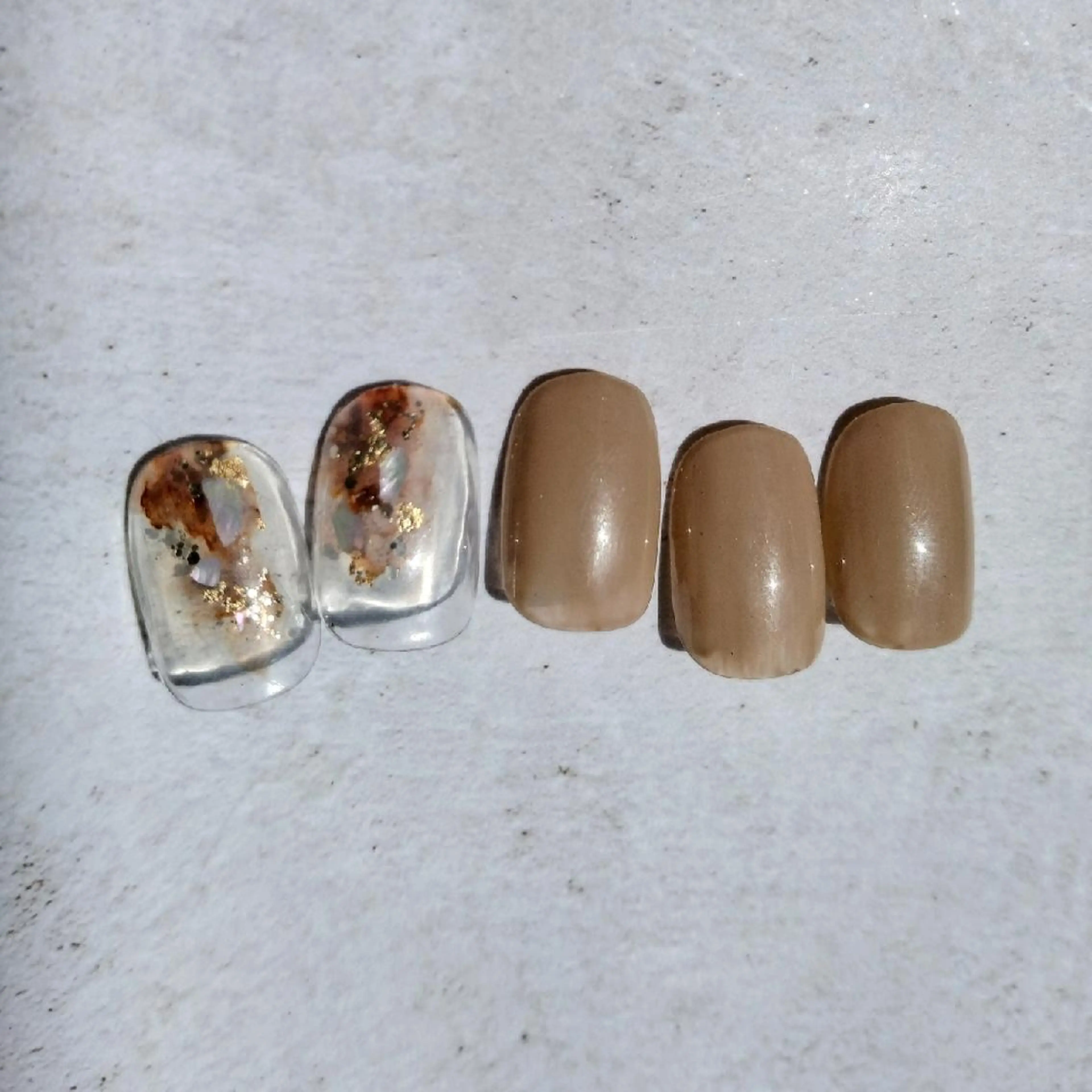 ネイル キラキラネイル ニュアンスネイル Nailsalon manoのネイルデザイン