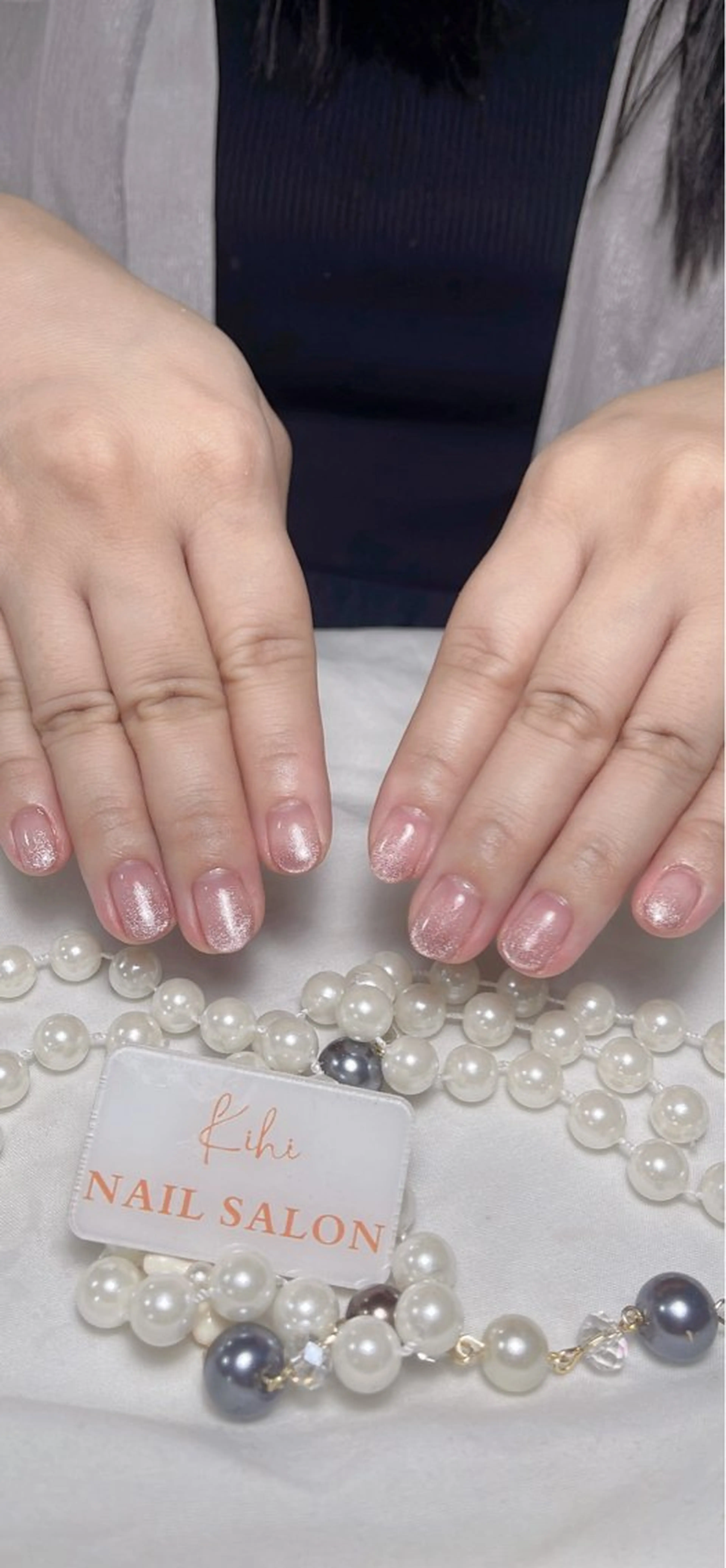 ネイル アートネイル フレンチネイル ジェルネイル グラデーション 韓国ネイル 村中 ハナのネイルデザイン