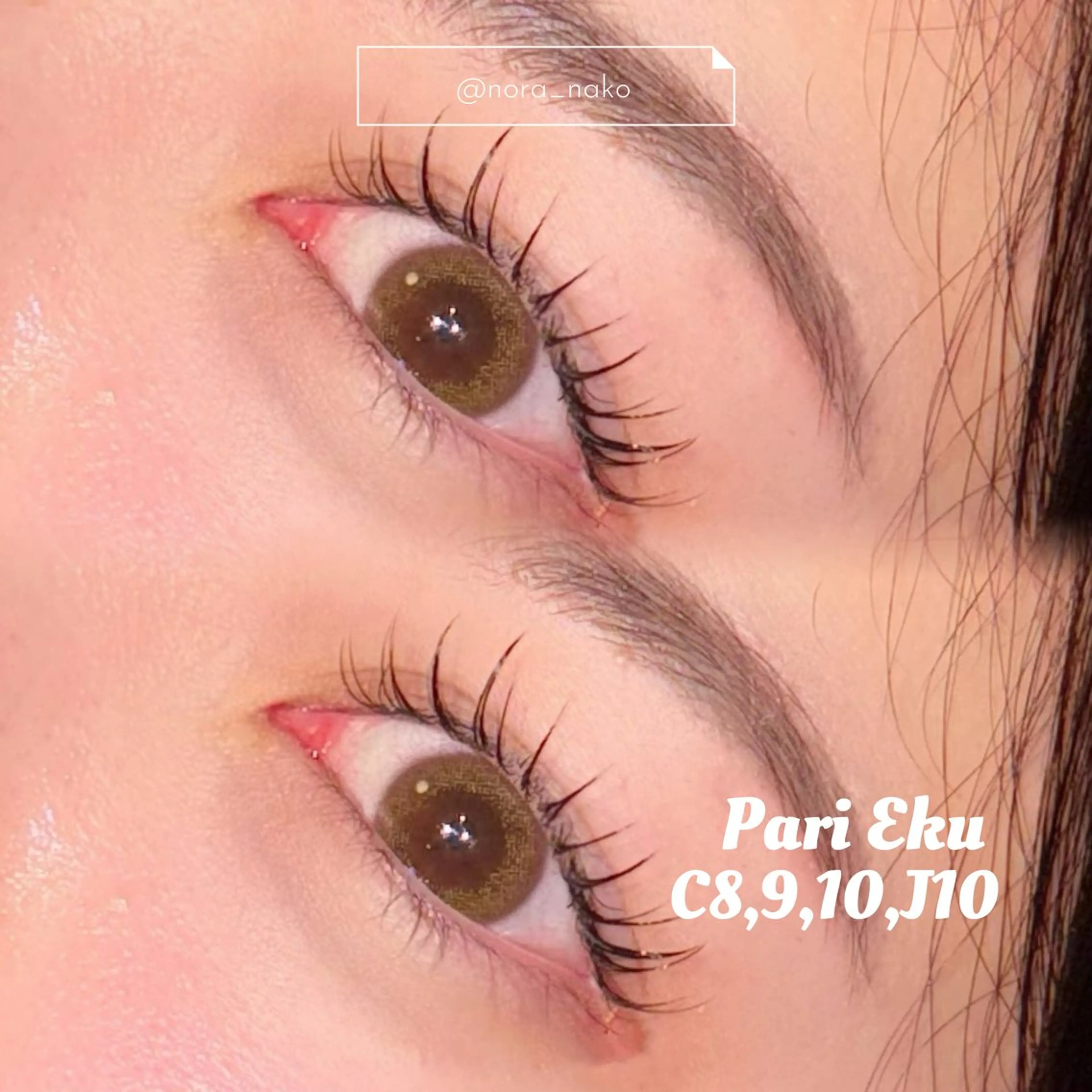 マツエク・マツパ マツエク NORAアイラッシュ 🩵NANAKOのマツエク・マツパデザイン
