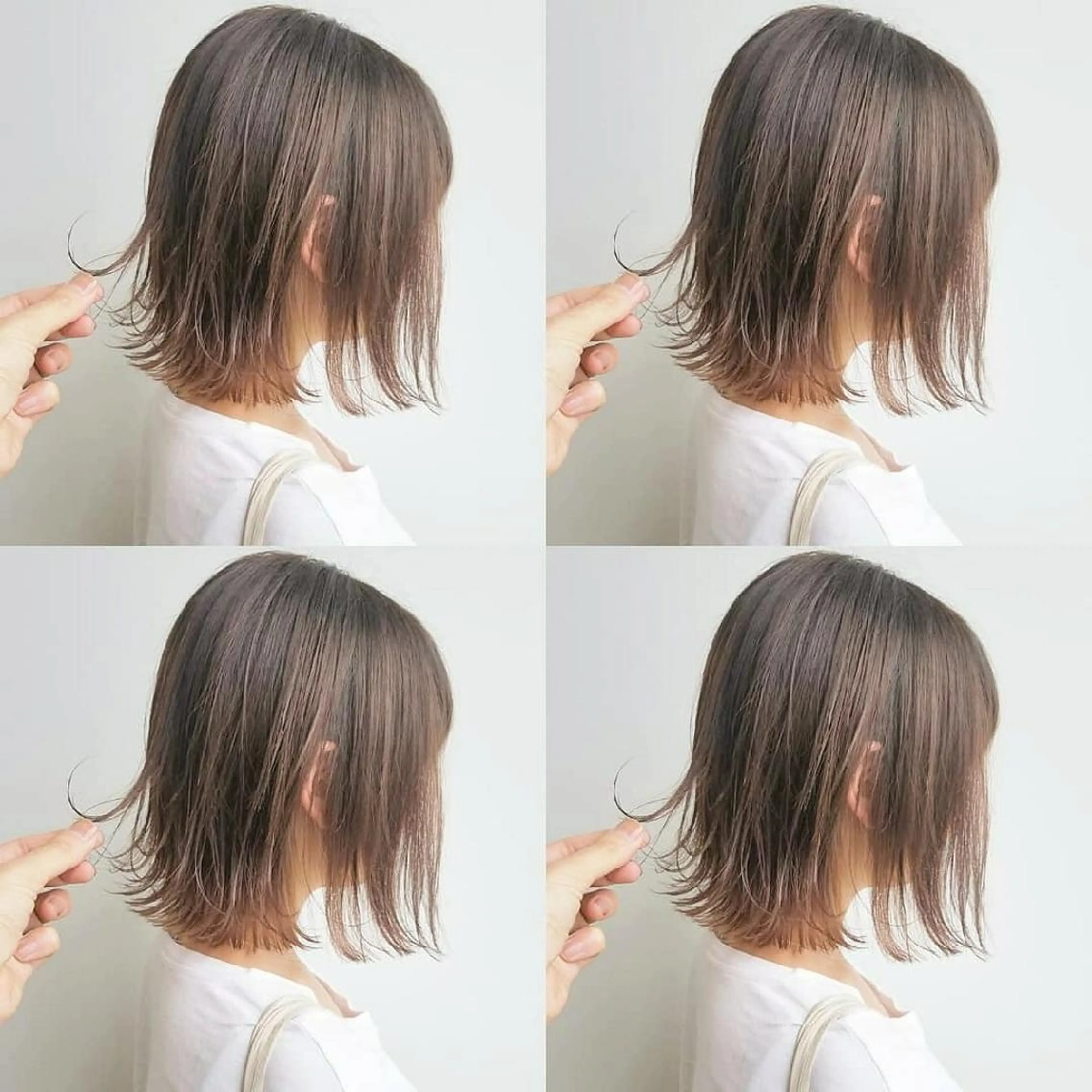 ショート カラー パーマ ボブ iplus✴ まつげ、眉毛、耳つぼのマツエク・マツパデザイン