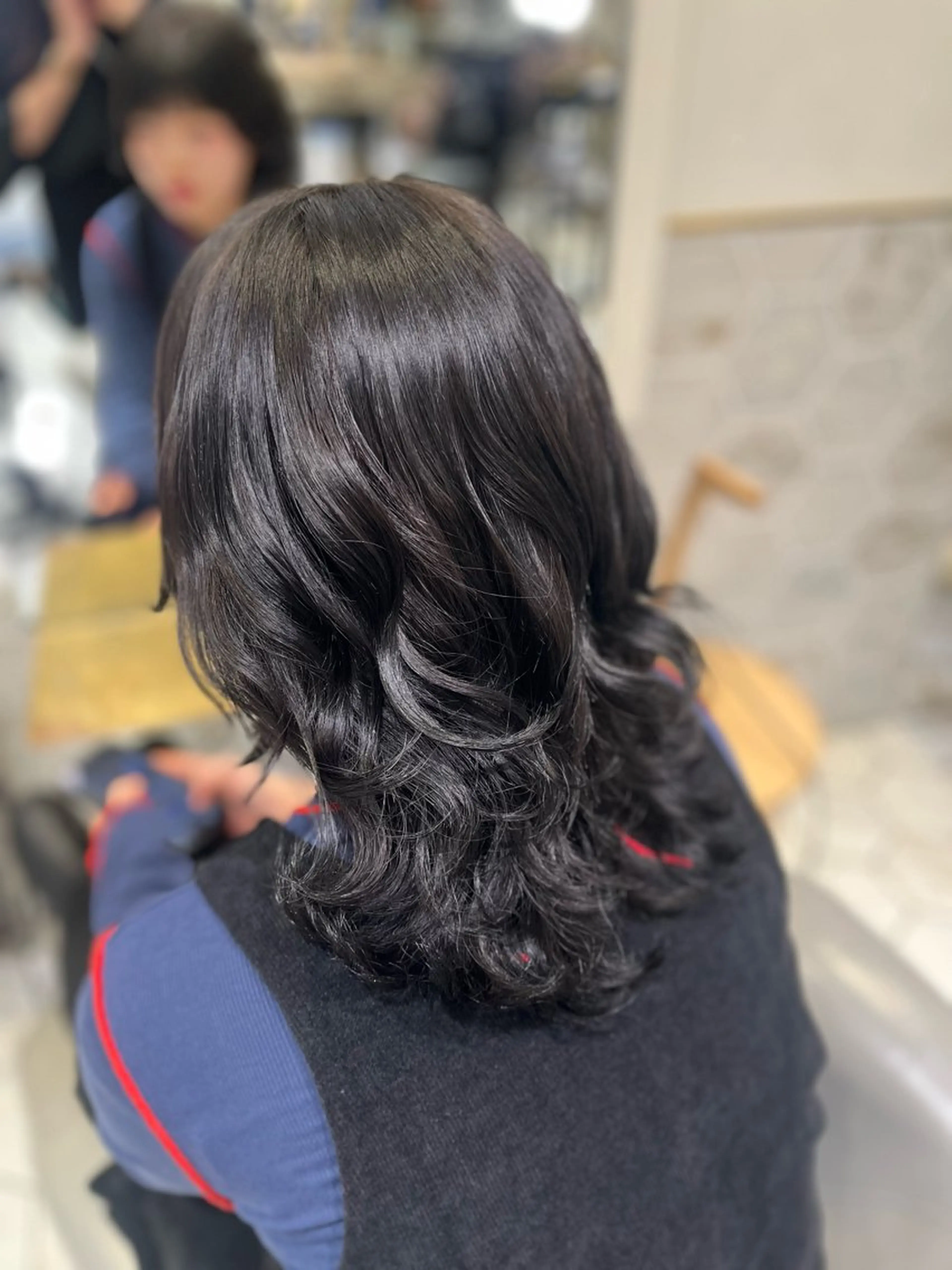 ミディアム カラー ヘアカラー 栄/透明感ツヤカラー /Kahoのヘアスタイル