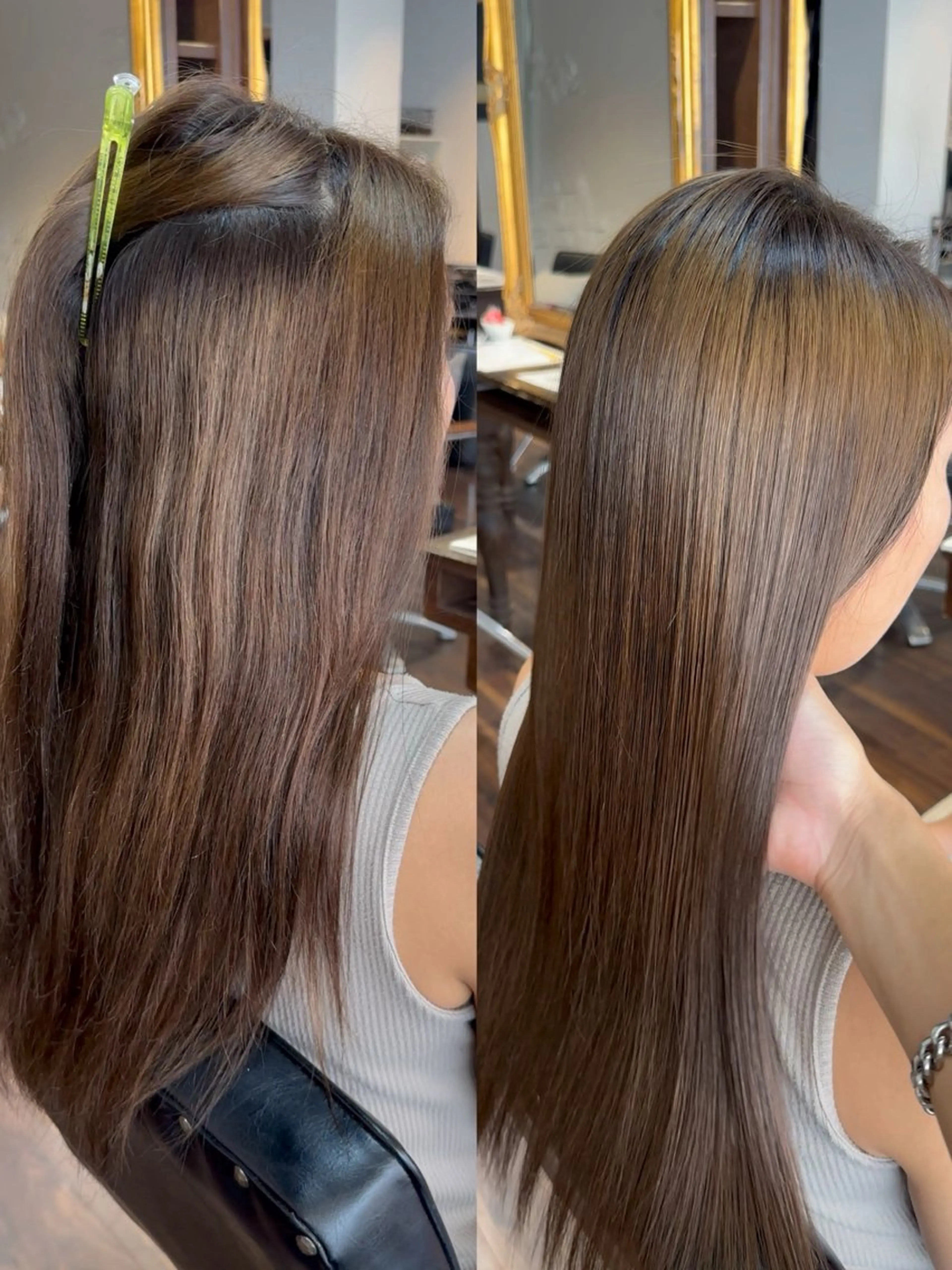 ロング カラー 髪質改善 トリートメント カット トリートメント ワンホンヘア ケラチン/Kaitoのヘアスタイル