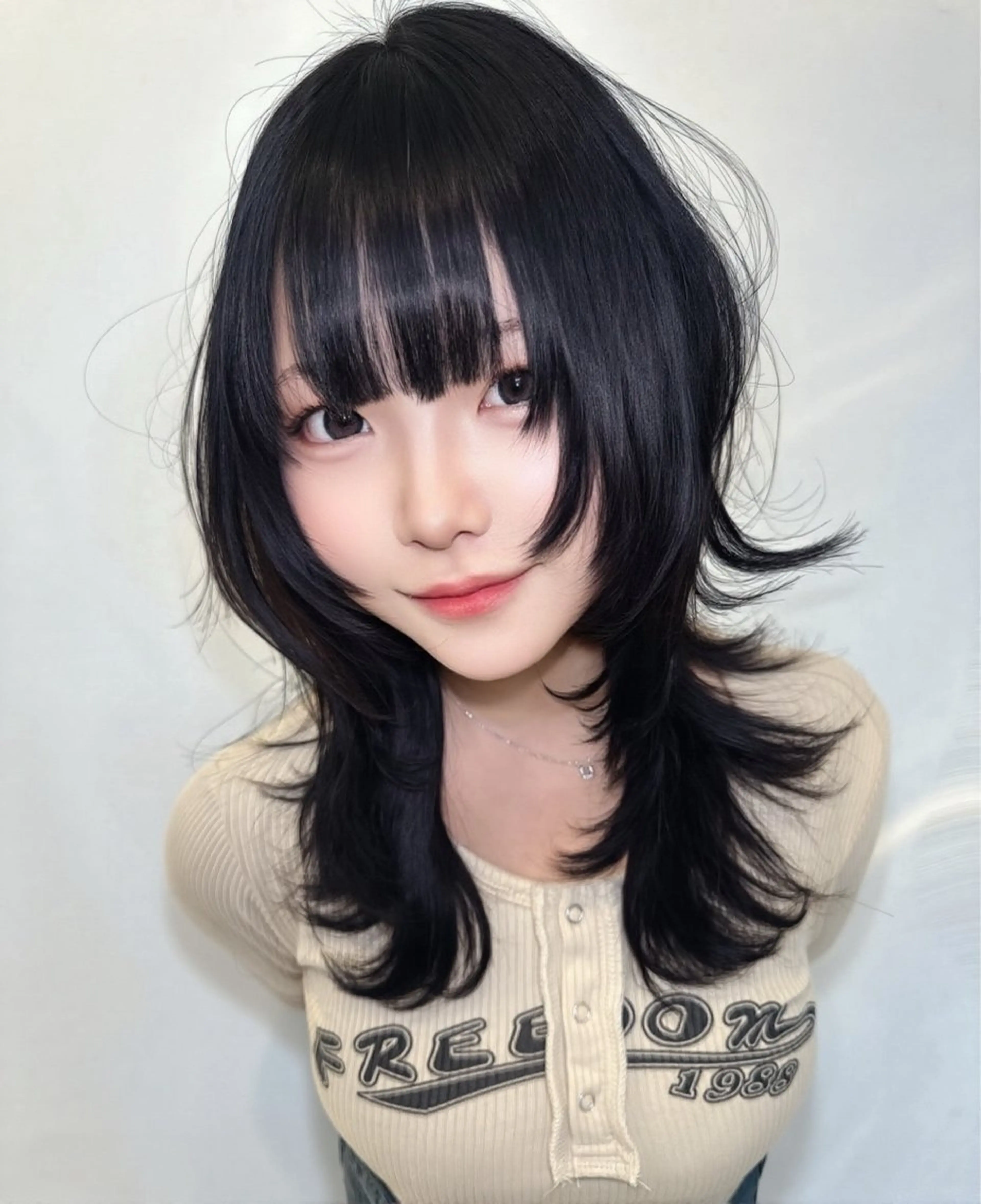 セミロング ハッシュカット ウルフカット カット トリートメント 【ロングウルフカット 姫カット】伊藤裕哉のヘアスタイル