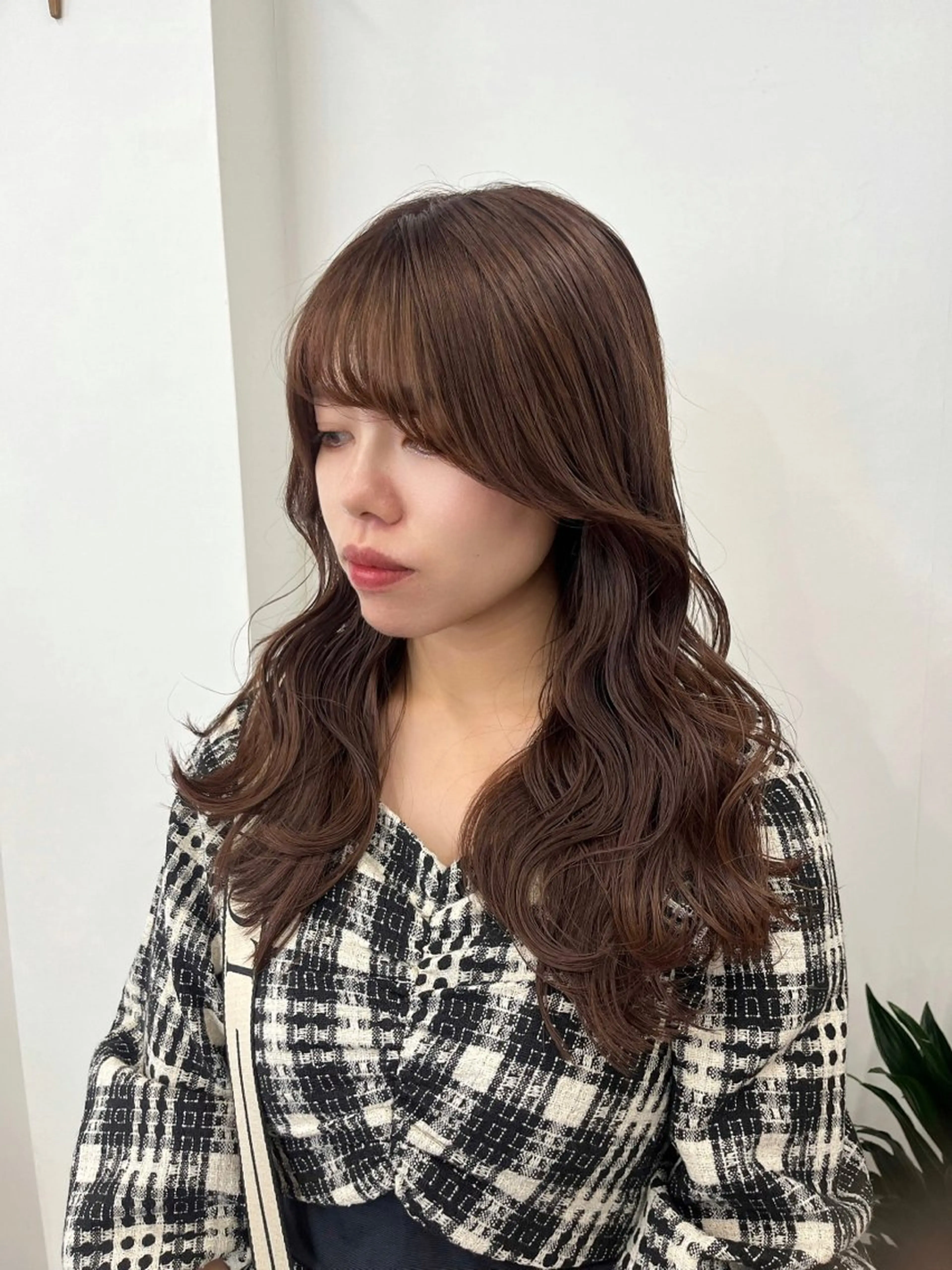 セミロング カラー ヘアアレンジ 成人式 結婚式・ブライダル ブラウンカラー ココアブラウン 入学式 HIROKO / 透明感暖色カラー🎀のヘアスタイル