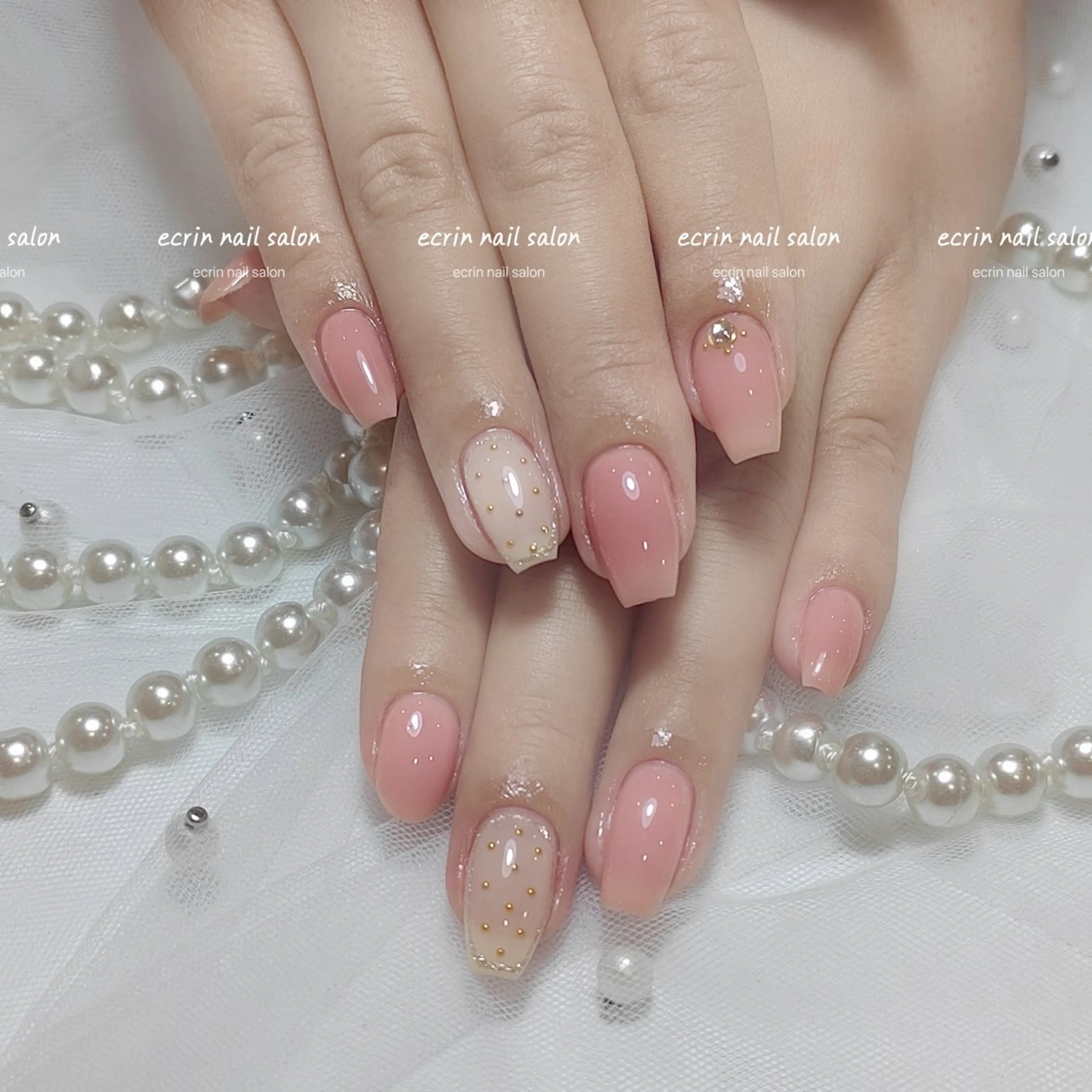 ネイル シンプルネイル ワンホンネイル ハンドネイル ecrin nail salon錦糸町所属・ecrin nail salon錦糸町のネイルデザイン