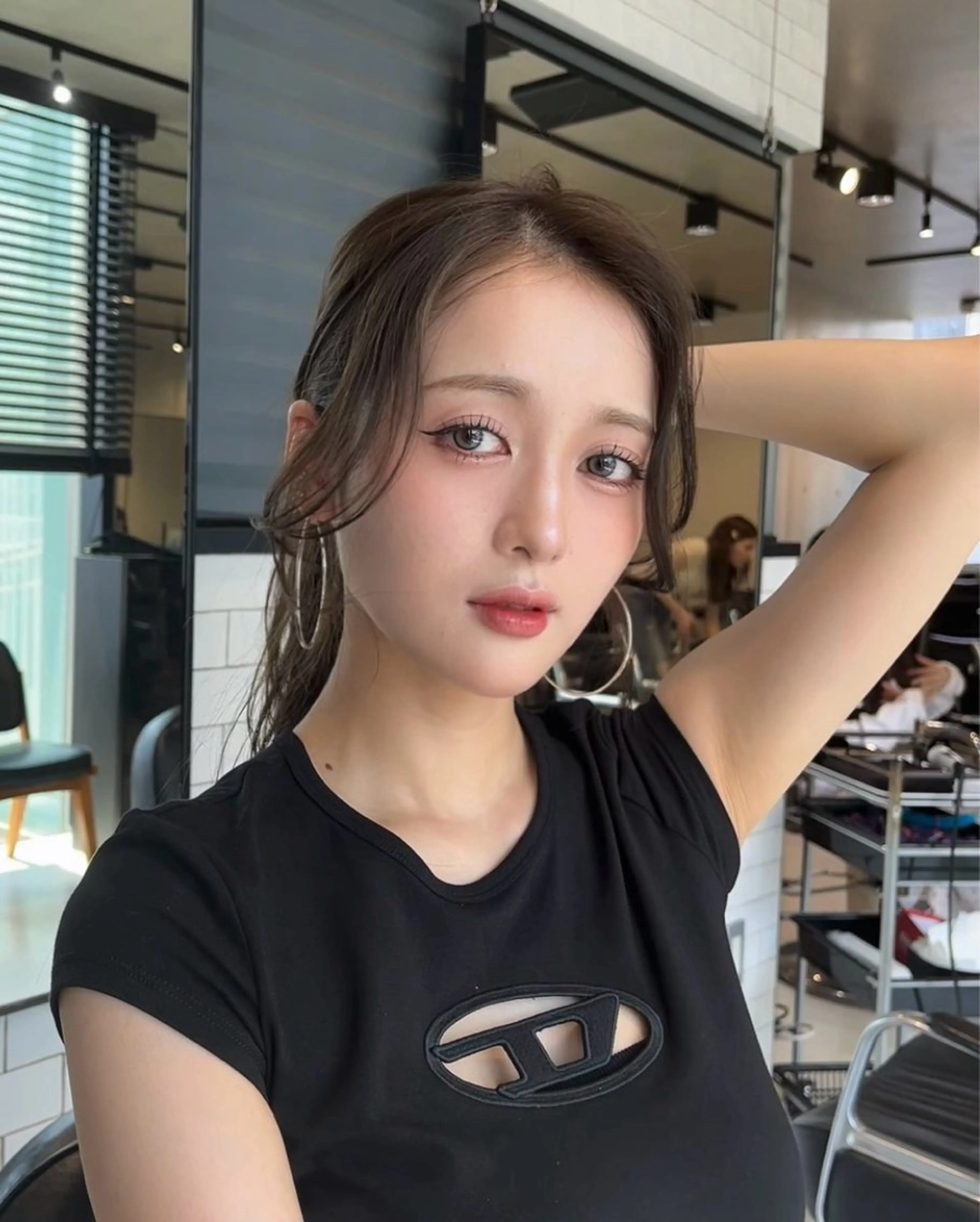 ロング カラー カット ヘアカラー トリートメント 🌫️大人韓国ヘア 🌫️naoyaのヘアスタイル