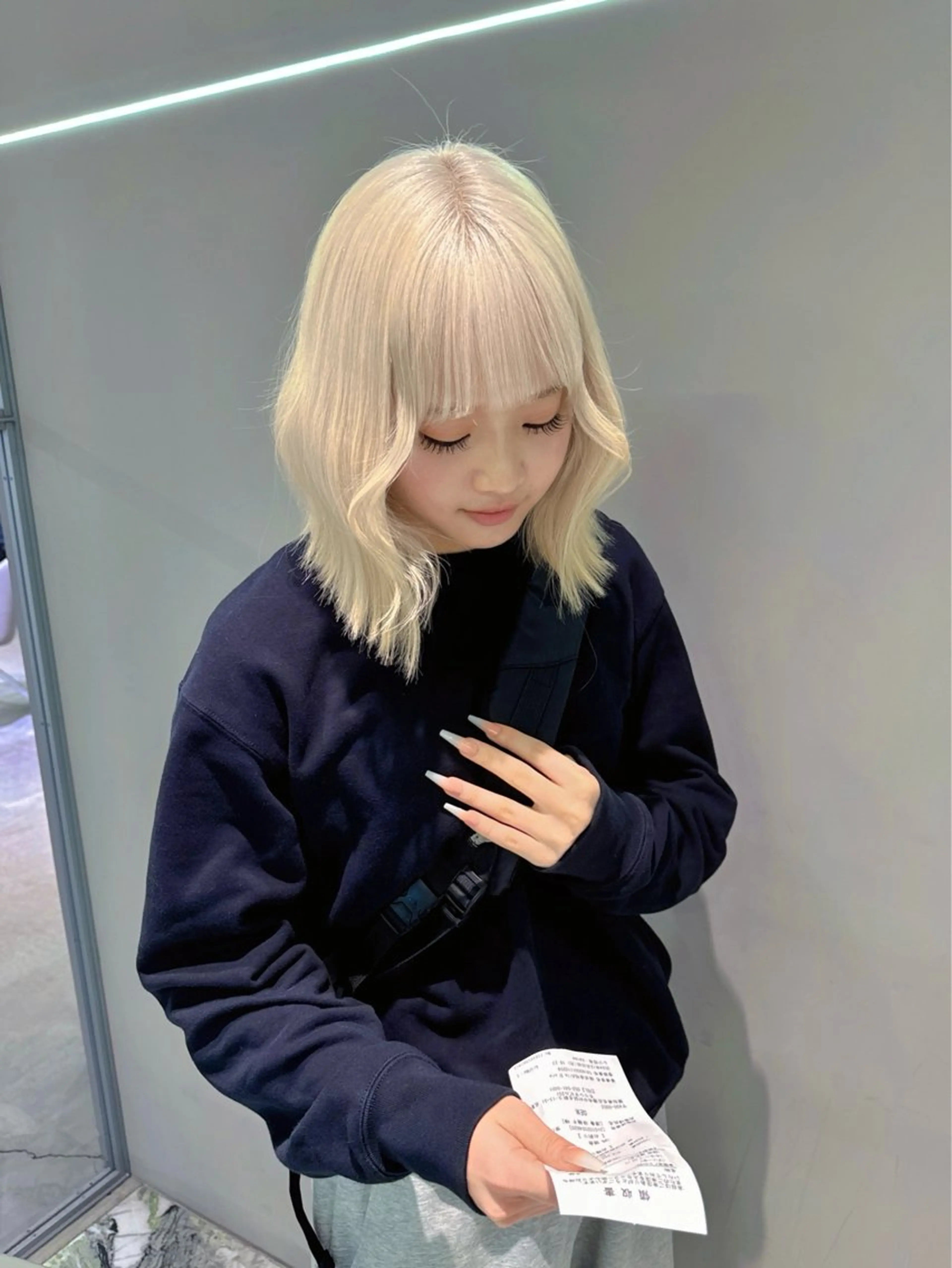 ミディアム カラー GEM/ハイトーン /名駅/kanaeのヘアスタイル