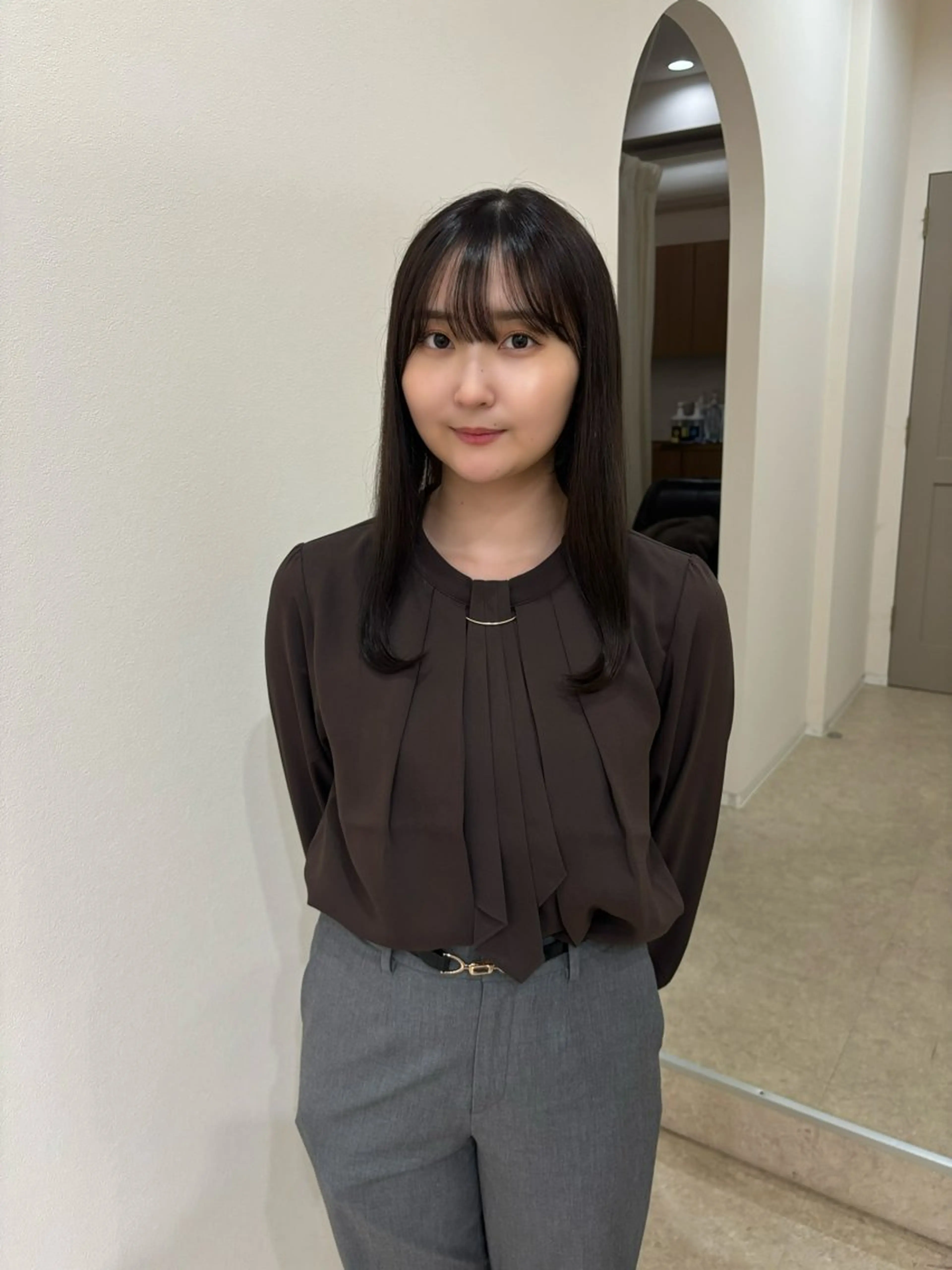 セミロング カラー ヘアカラー ナナホ/艶カラー🍀 /ヘッドスパ🫧のヘアスタイル