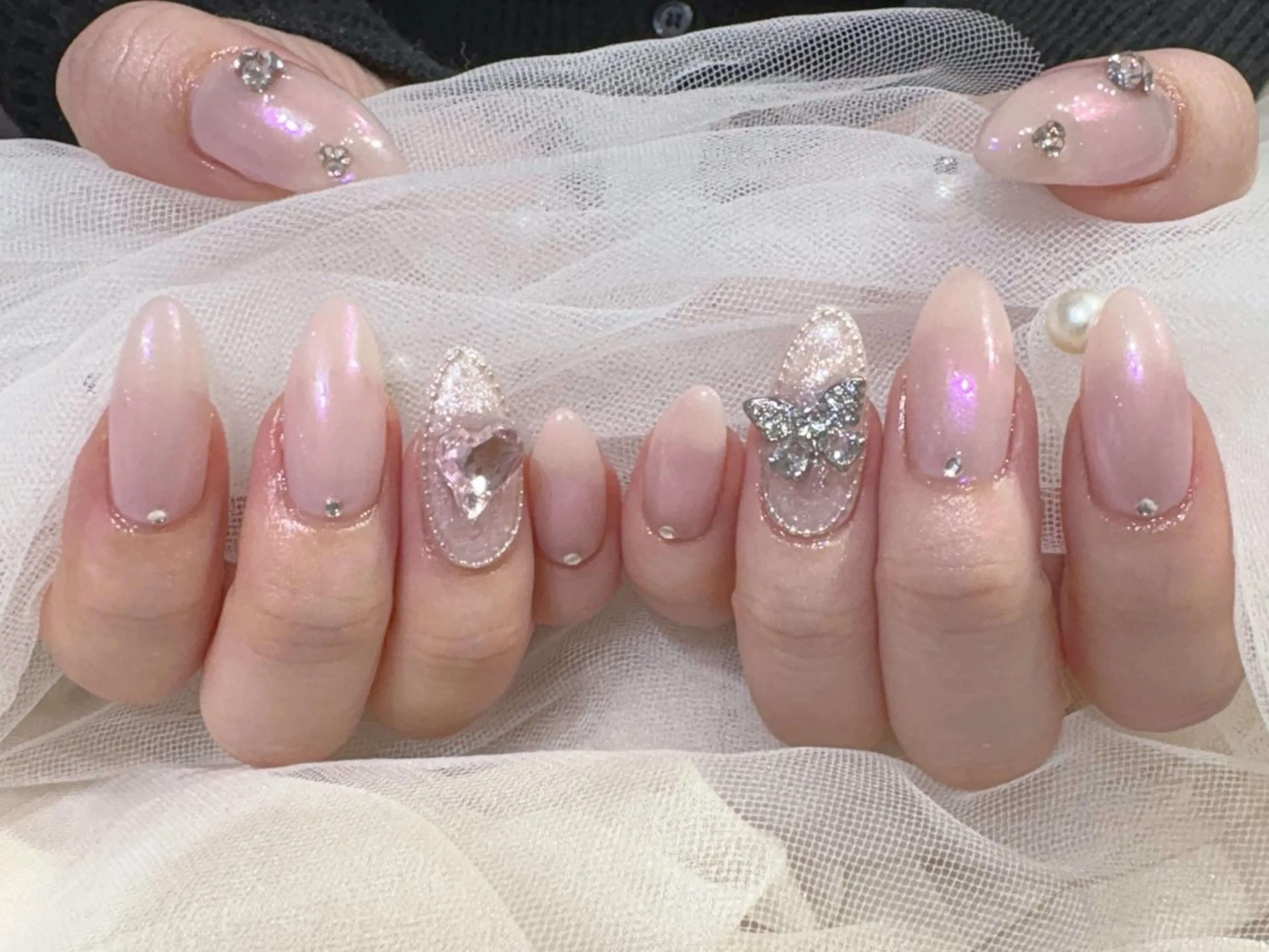 ミディアム ハンドネイル Nail  R💫 naoのネイルデザイン