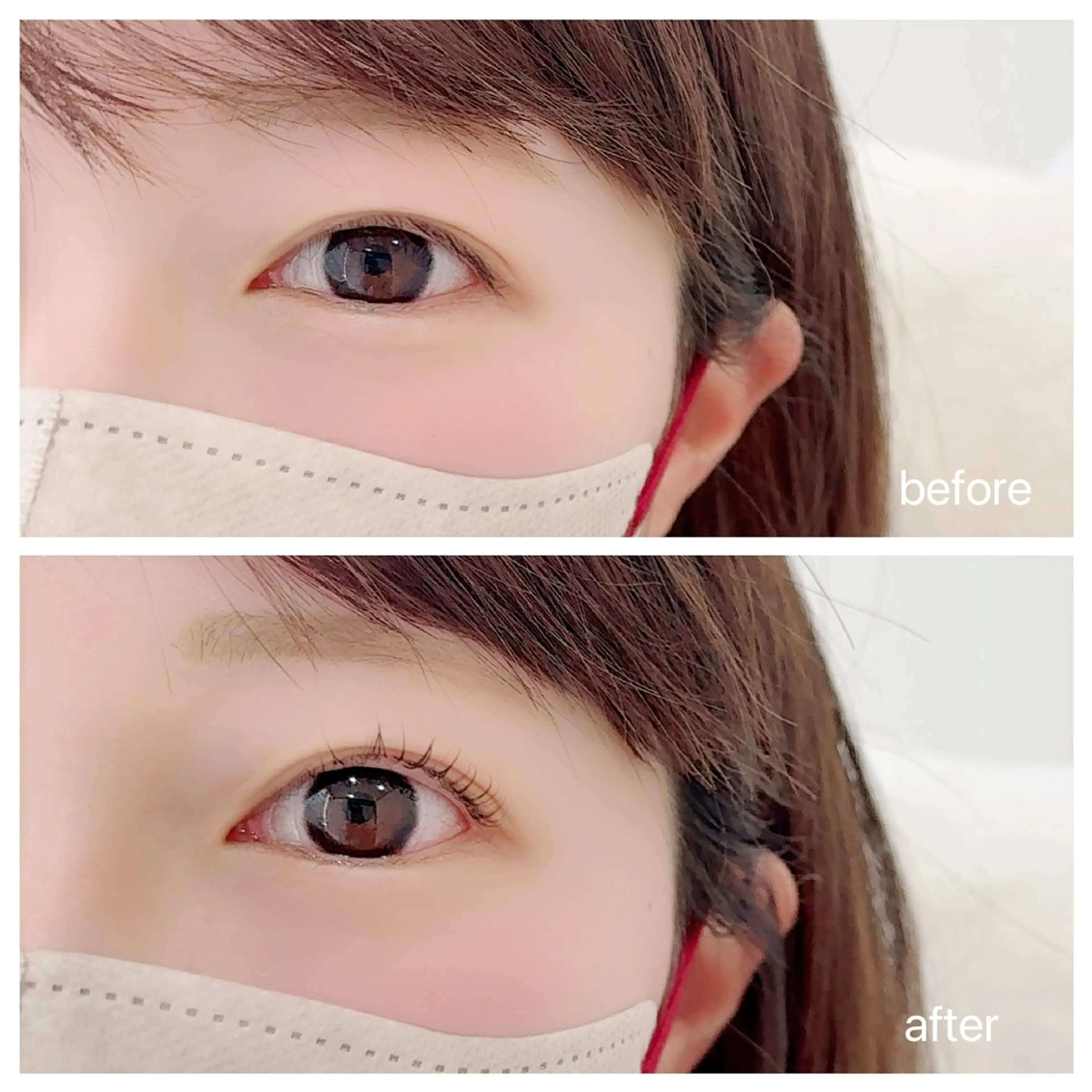 マツエク・マツパ 一重×まつ毛パーマ E.🦩🕊️🦒 RIKAのマツエク・マツパデザイン