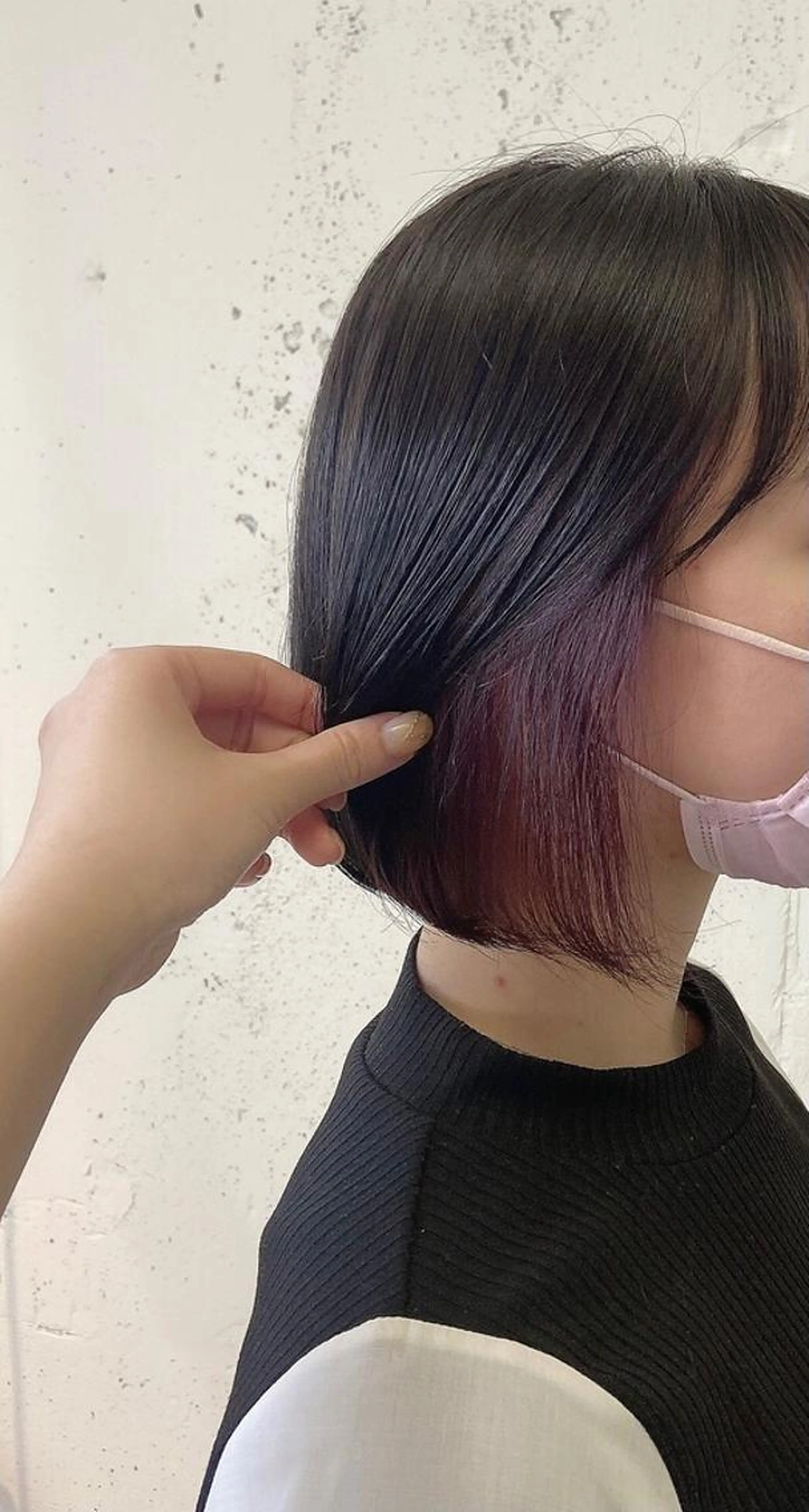 カット＋イヤリングカラー(全体カラー込み)🧸＋コラーゲントリートメント🩰 (U30)の写真