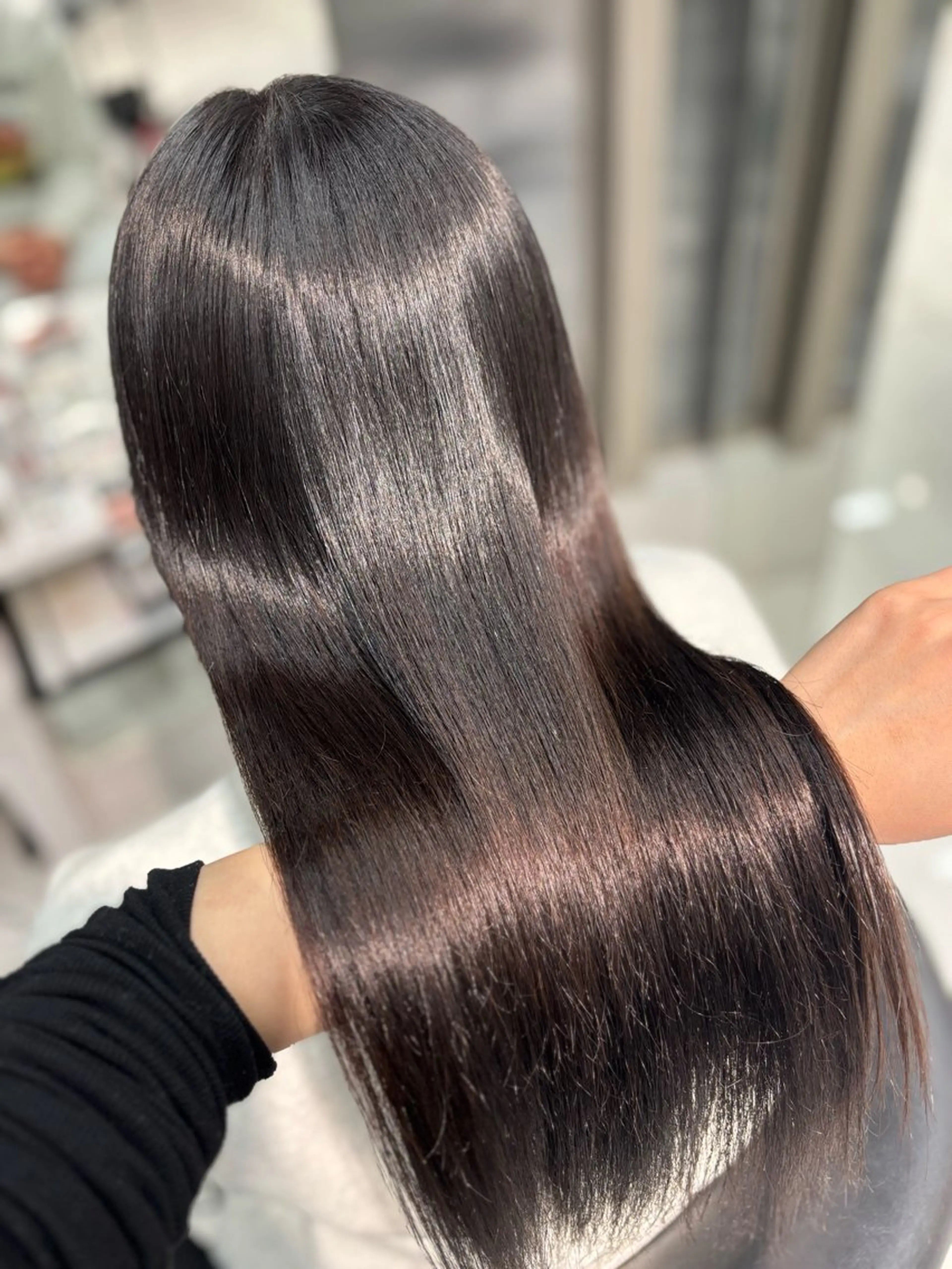 【🤍縮毛矯正×髪質改善トリートメント🤍】完全オーダーメイド薬剤でダメージレス✅の写真