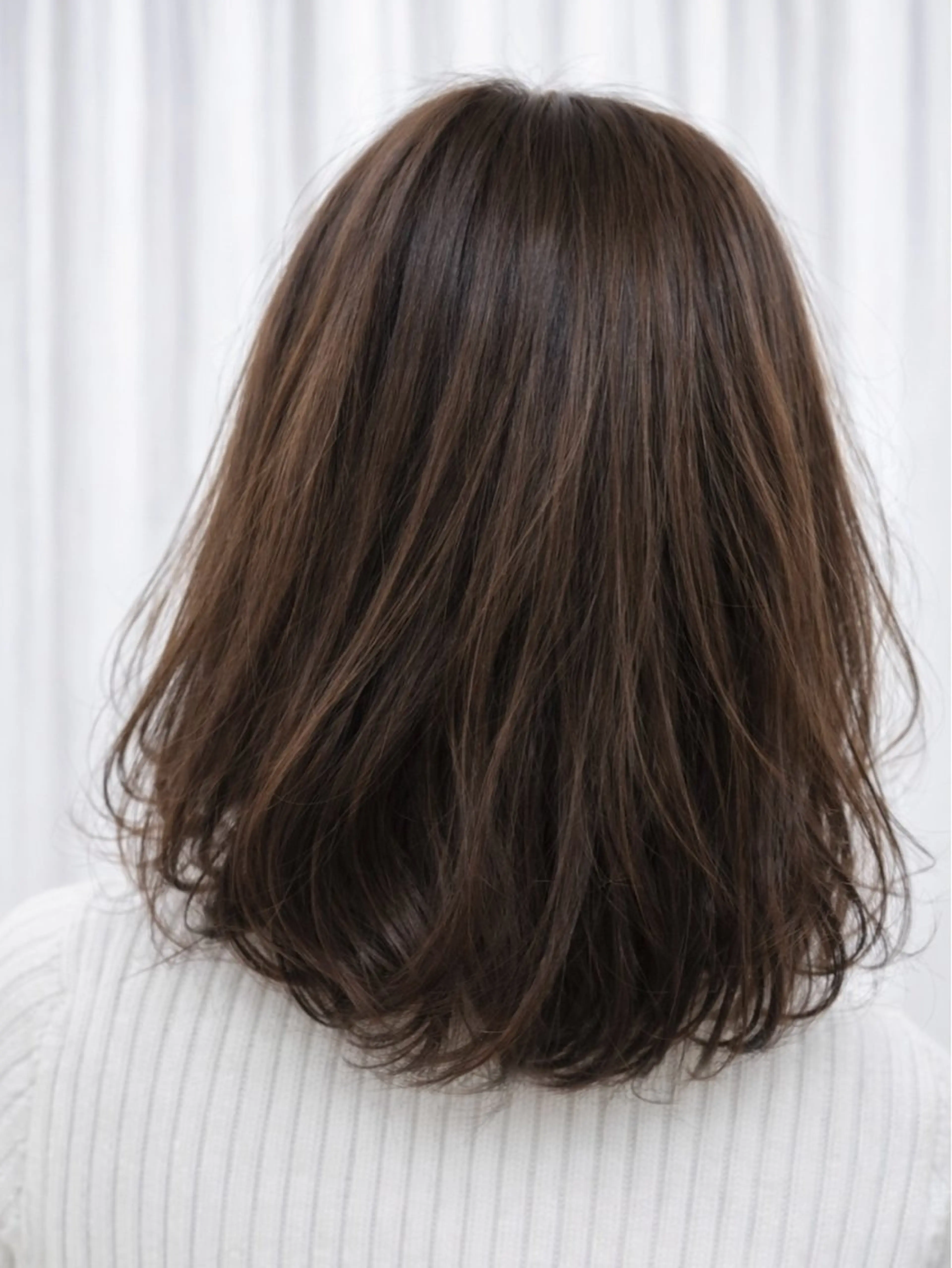 ミディアム カラー ボブ カット ヘアカラー トリートメント 中原由貴 /WILLOW京橋のヘアスタイル