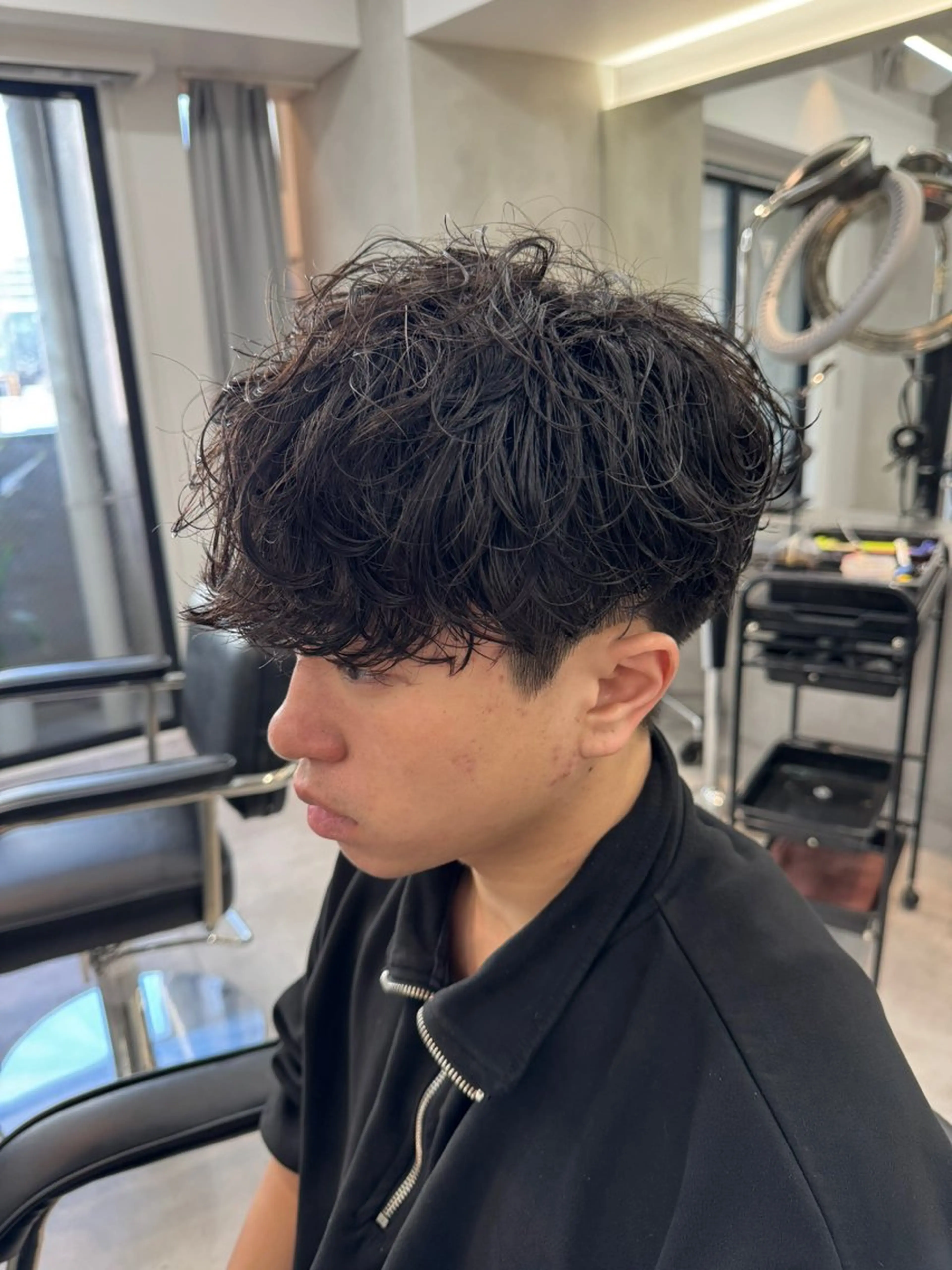 パーマ メンズ カット パーマ 大宮メンズ特化/パー マ職人/小川藍人のヘアスタイル