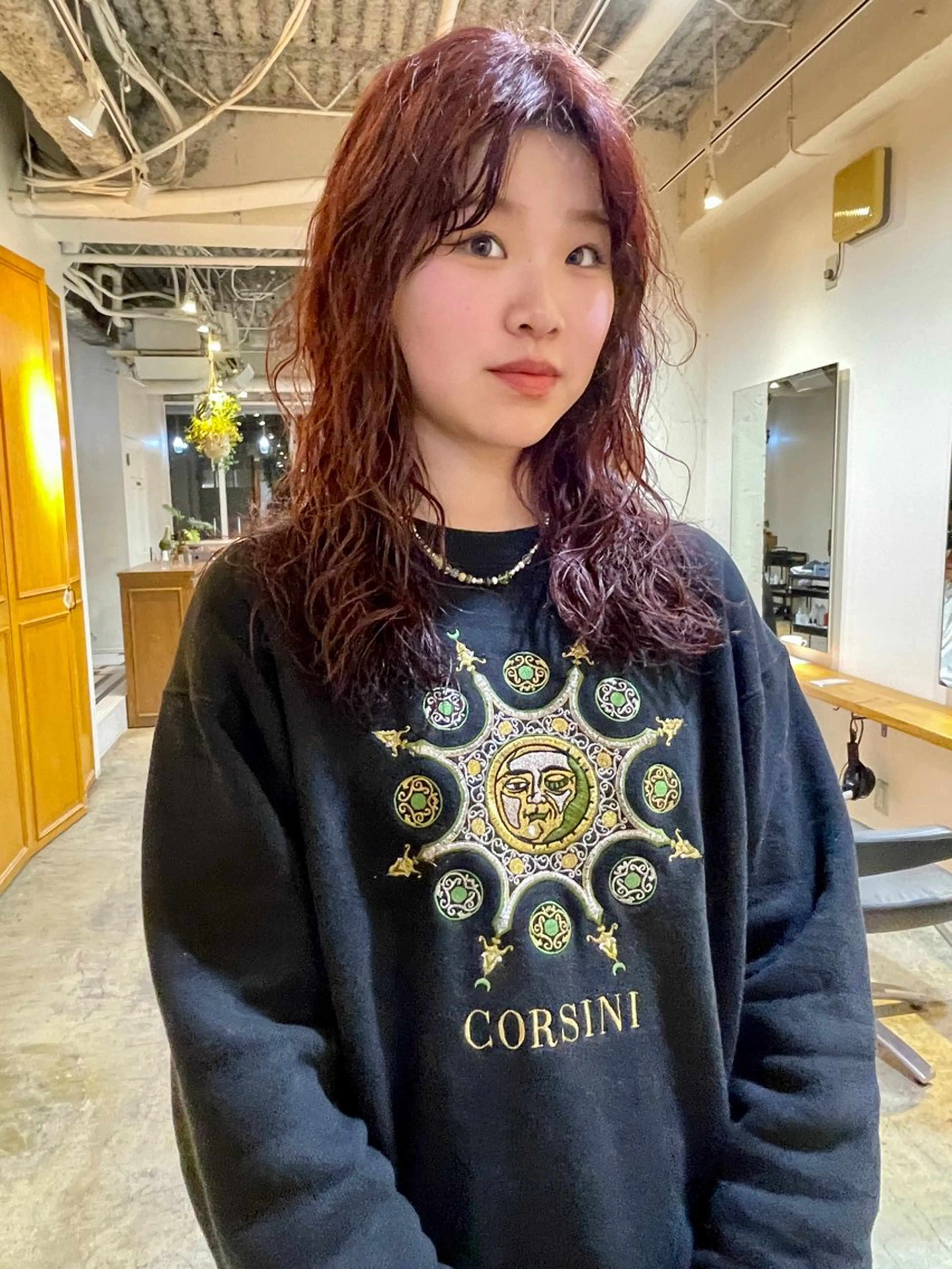 セミロング カラー パーマ カット ヘアカラー パーマ トリートメント レイヤー／似合わせ TAKUYAのヘアスタイル