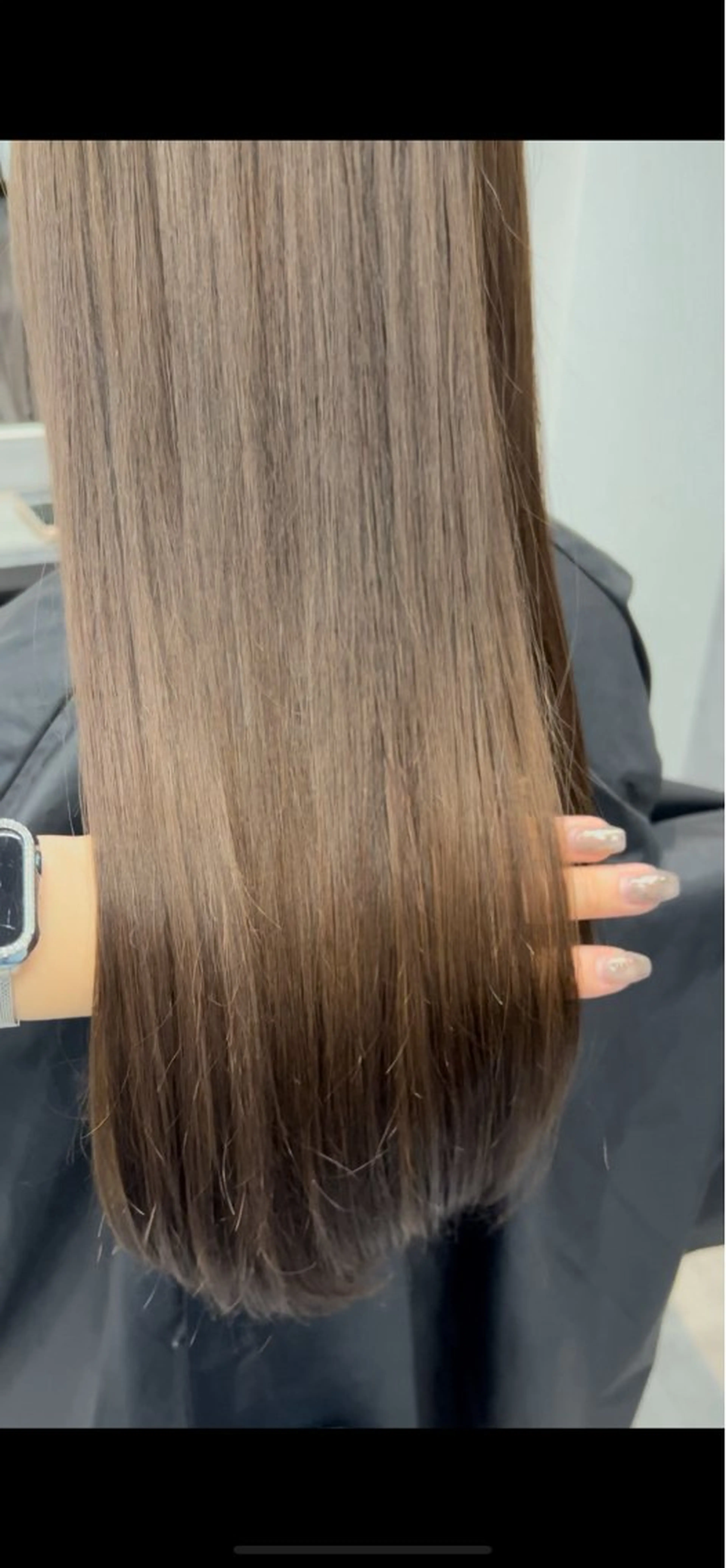 セミロング カラー ブリーチ ケアブリーチ トリートメント 透明感/レイヤー 🇰🇷tomonaのヘアスタイル