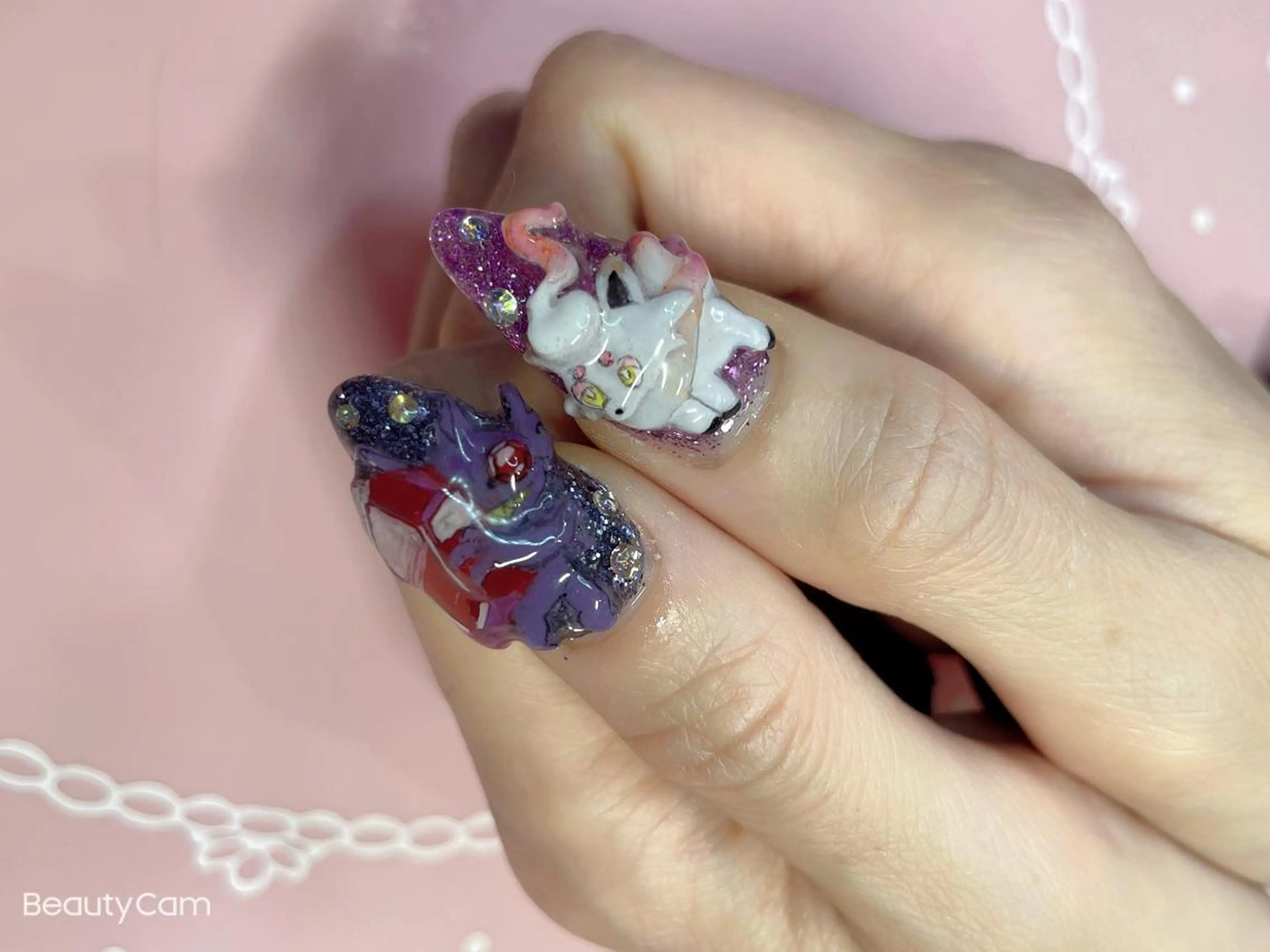 セミロング ネイル 《LB》ラブリエ Nail&eyeのマツエク・マツパデザイン