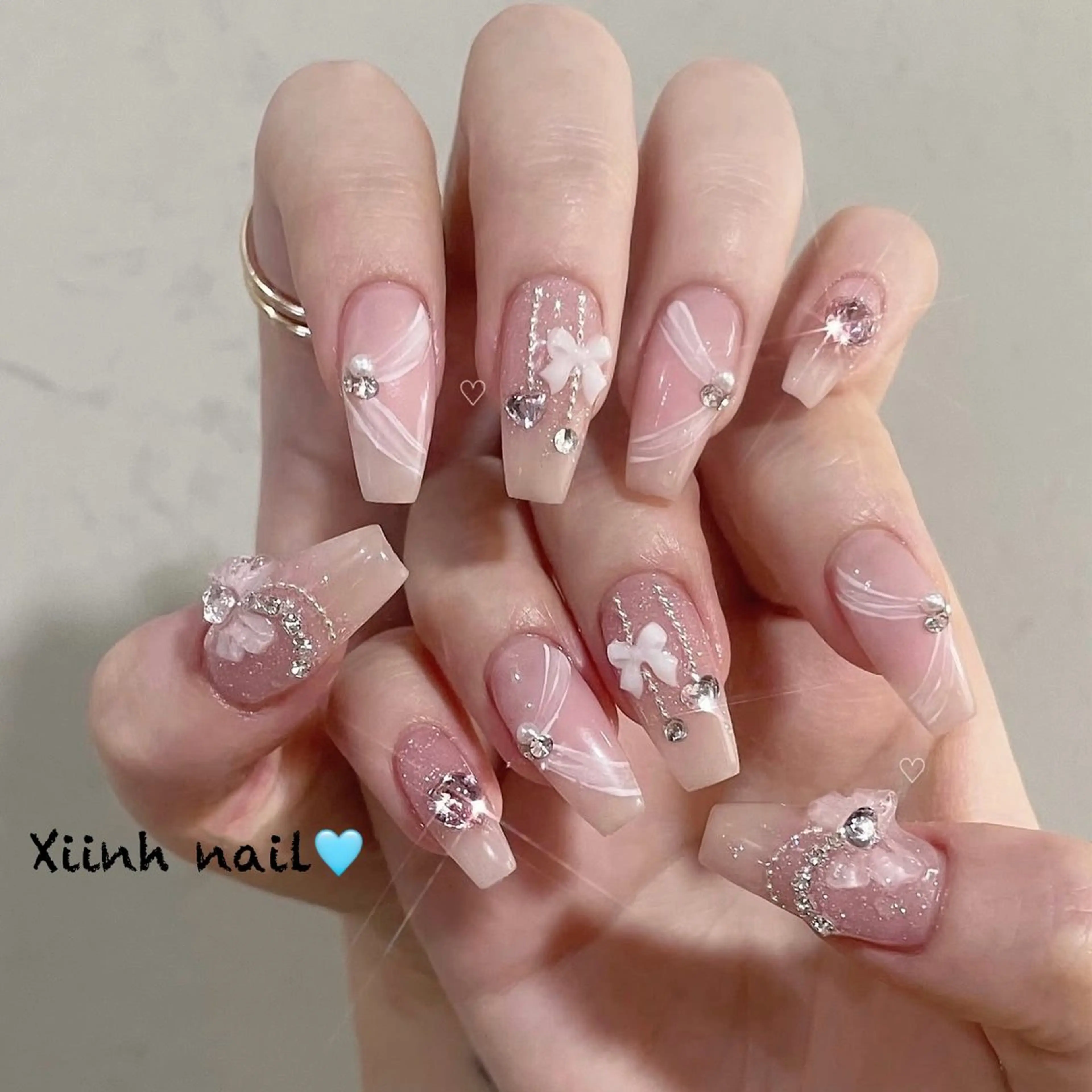 ネイル チークネイル 桜ネイル フットネイル ジェルネイル ハロウィン XIINH NAIL SALONのネイルデザイン