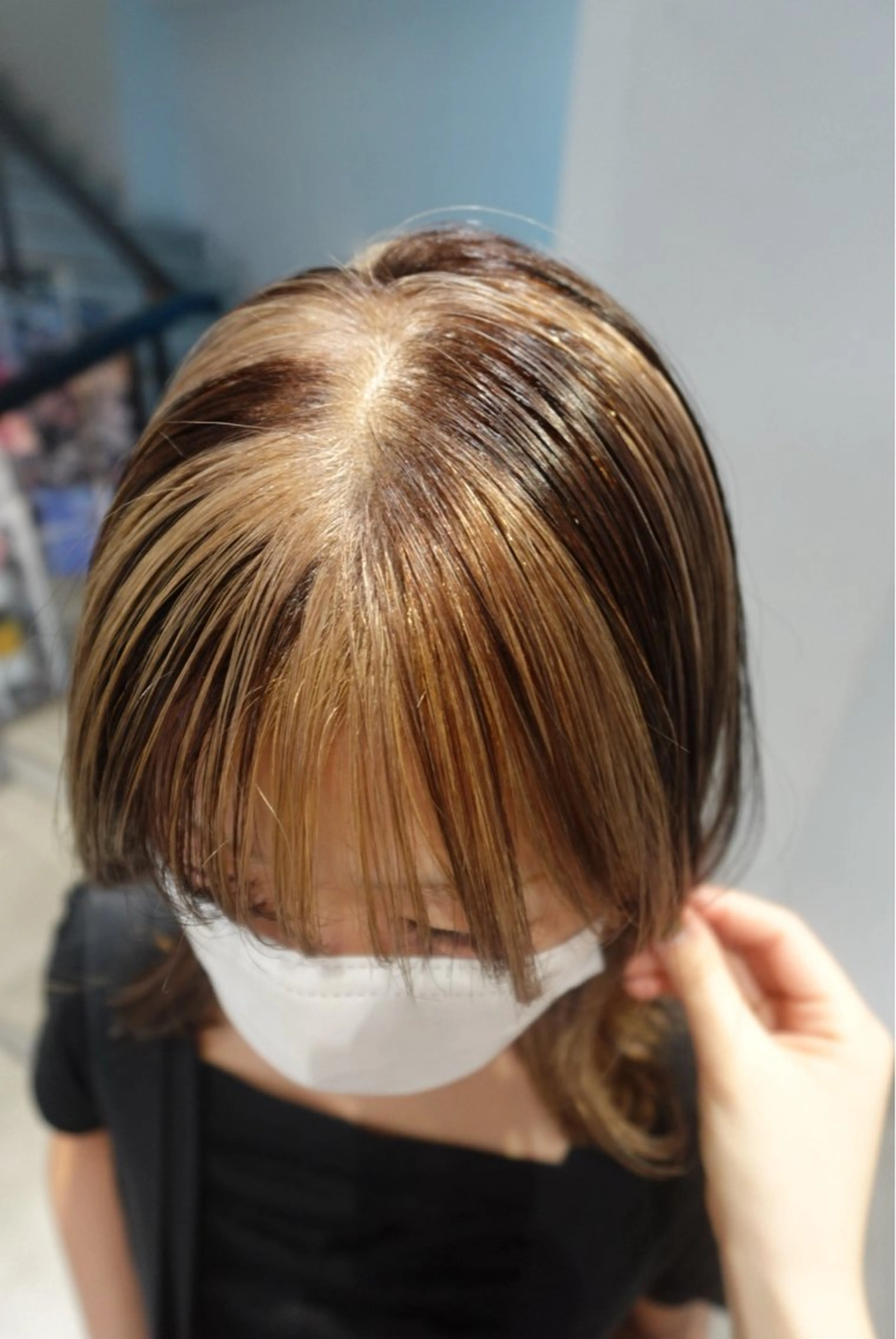 カラー ヘアカラー ハッシュレイヤー/ ハイトーン/senaのヘアスタイル