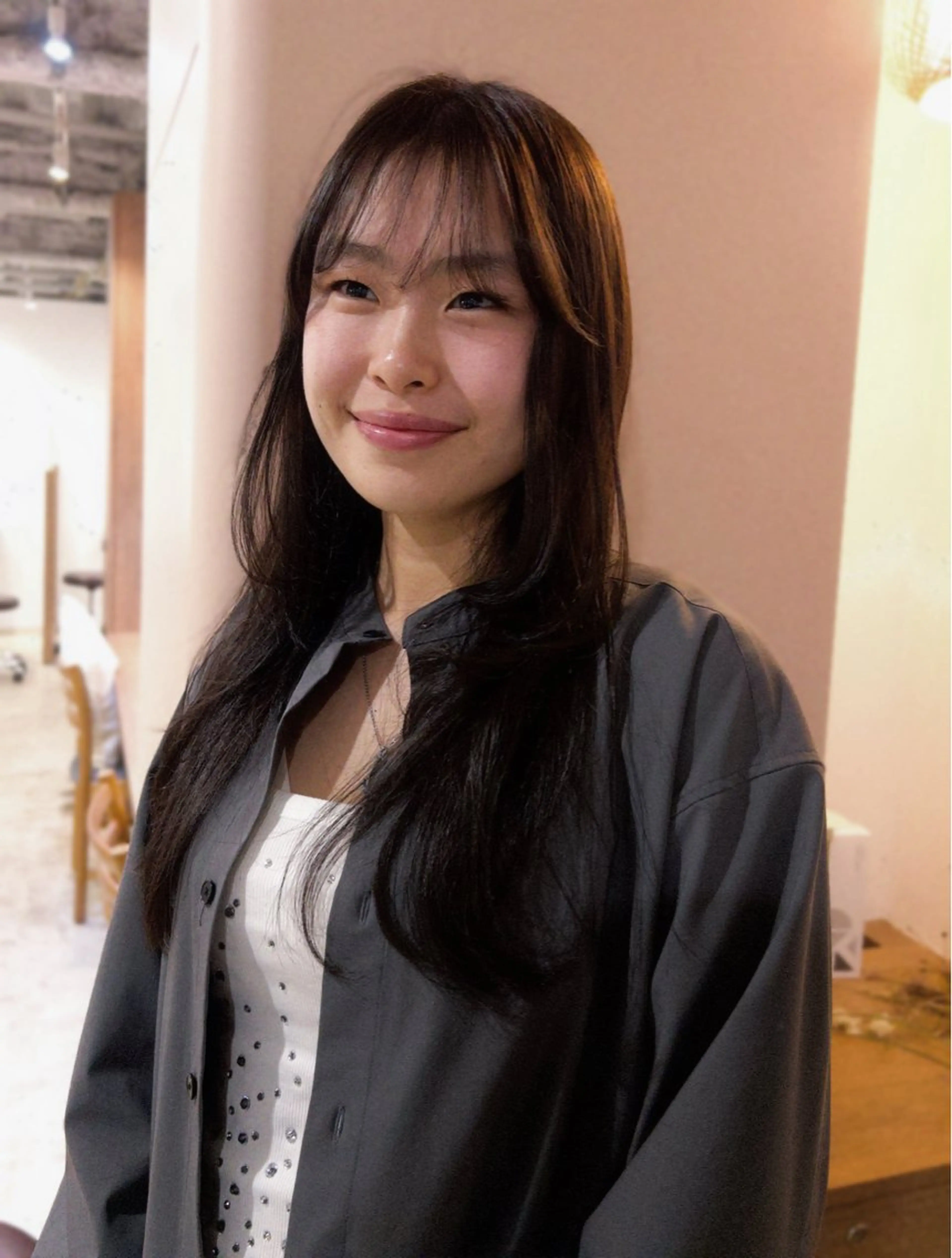 ロング カラー ヘアアレンジ レイヤーカット カット ヘアカラー 🎀suzuna 透明感colorのヘアスタイル