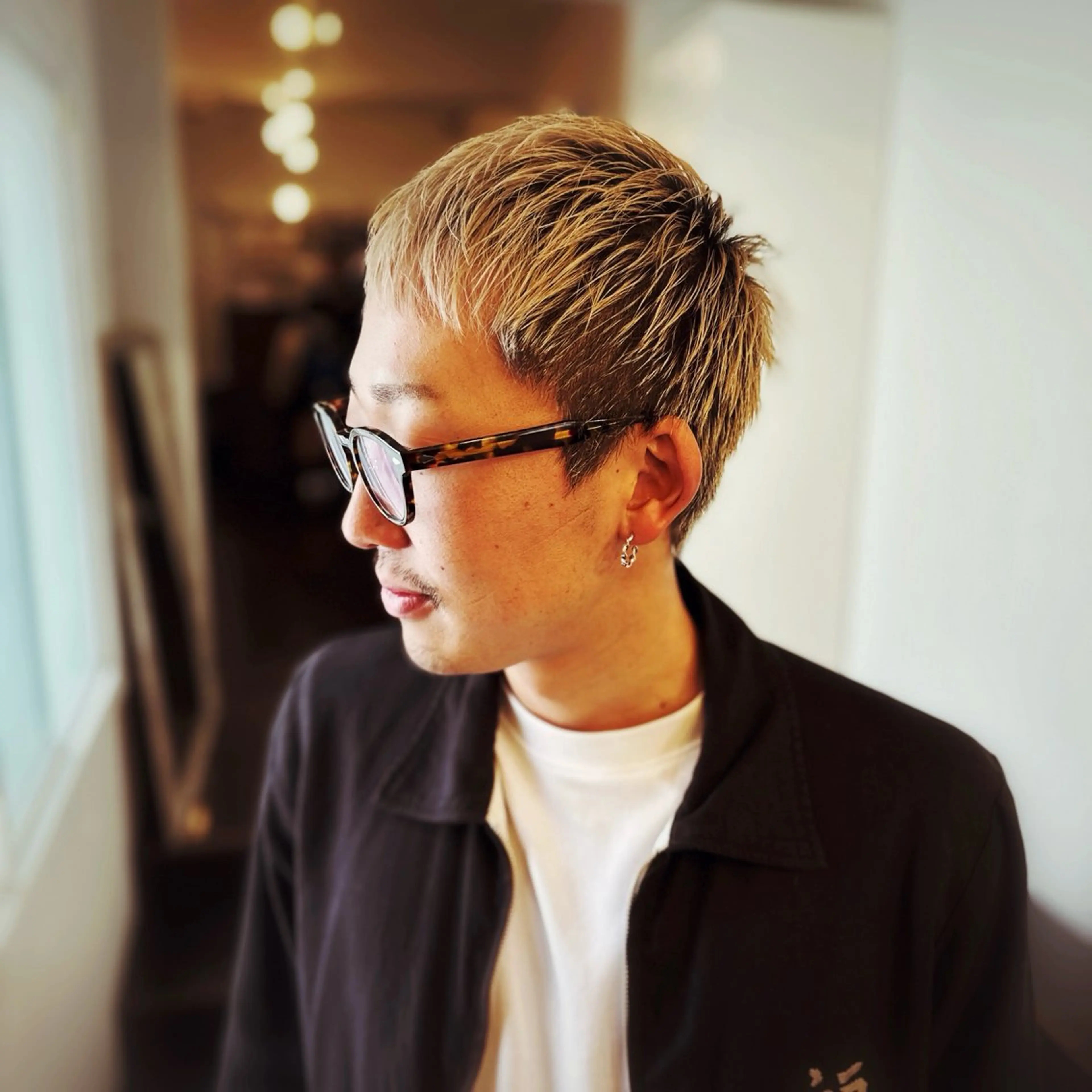 メンズ メンズブリーチ スパイキーショート SALOWIN名古屋suite店所属・メンズカット/名駅 個室/千田のヘアスタイル