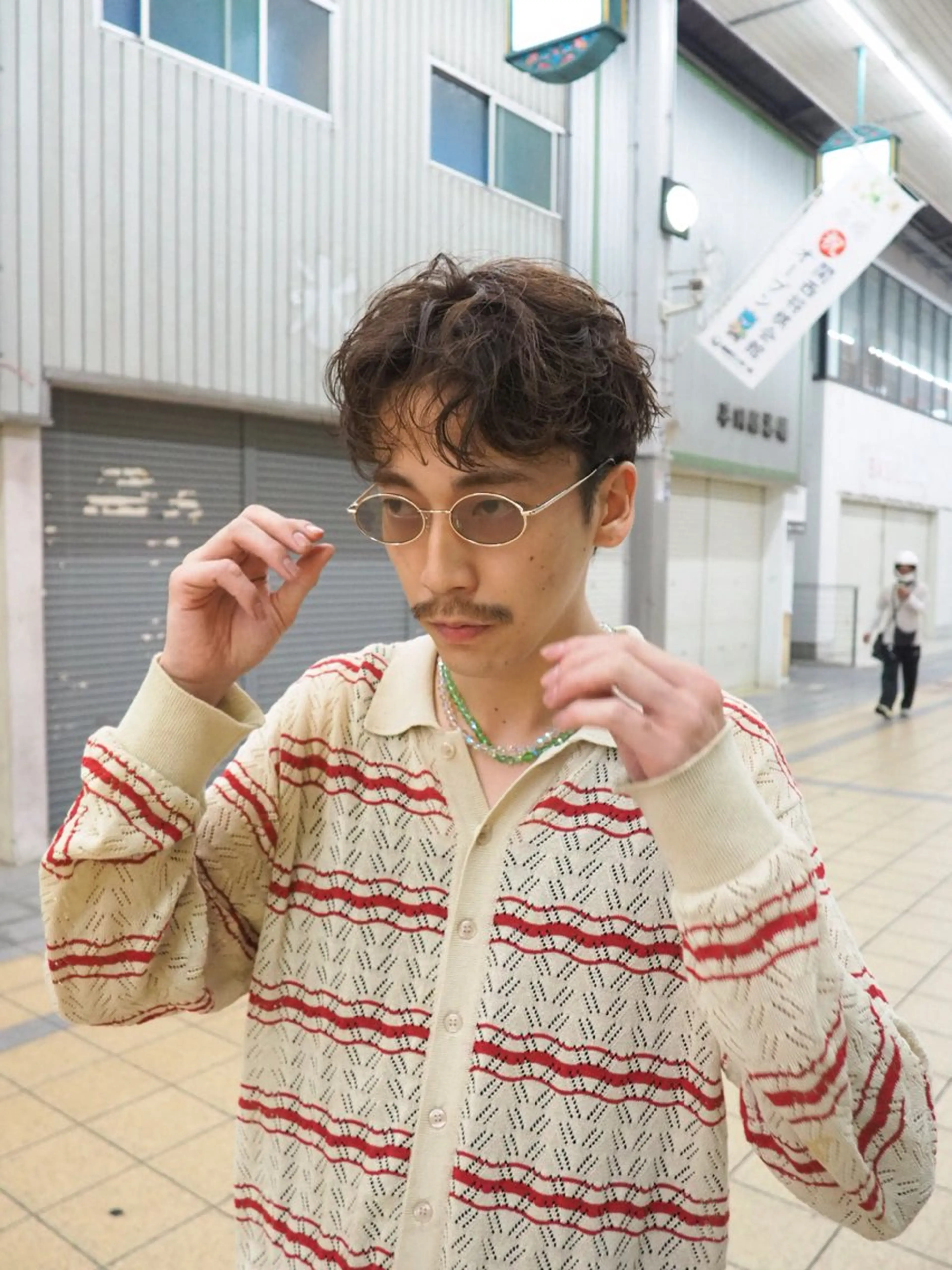 パーマ メンズ 大阪茶屋町 メンズカット関田拳のヘアスタイル