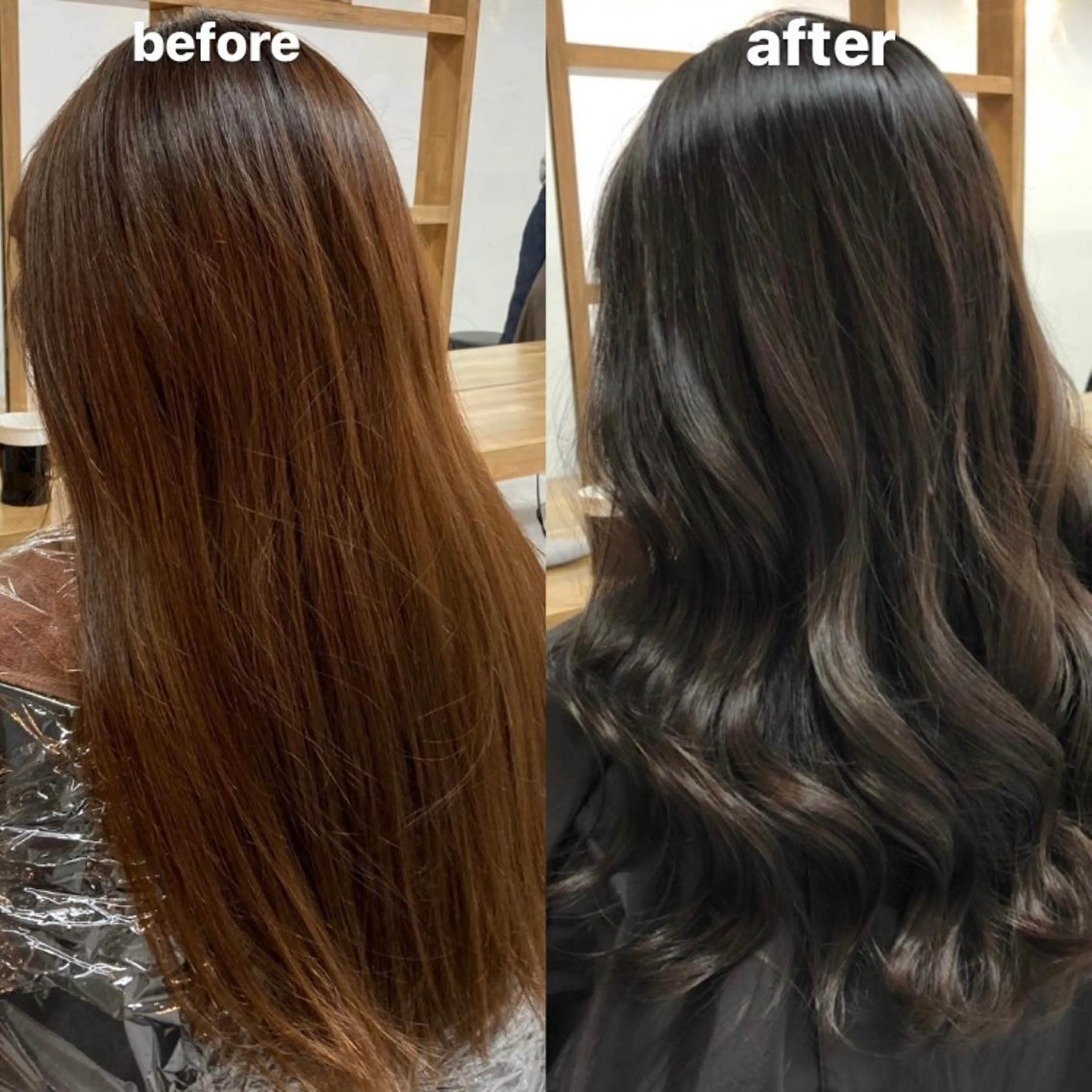 ロング カラー 韓国レイヤーカット★ 小林大樹のヘアスタイル