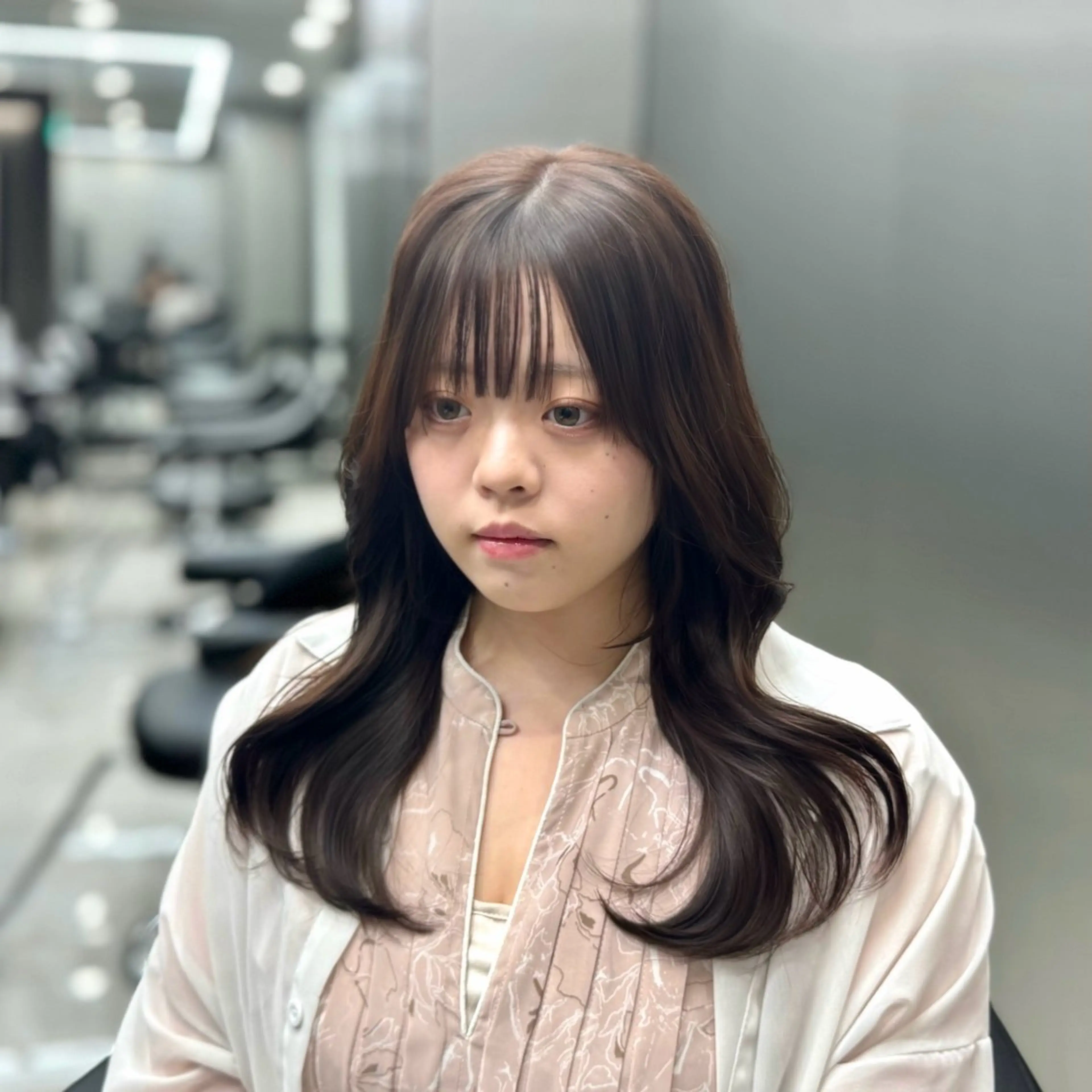 ミディアム カラー HARUKI MINATO Japan SENDAI所属・🌈【透明感・韓国 ヘア】がっきー🌈のヘアスタイル