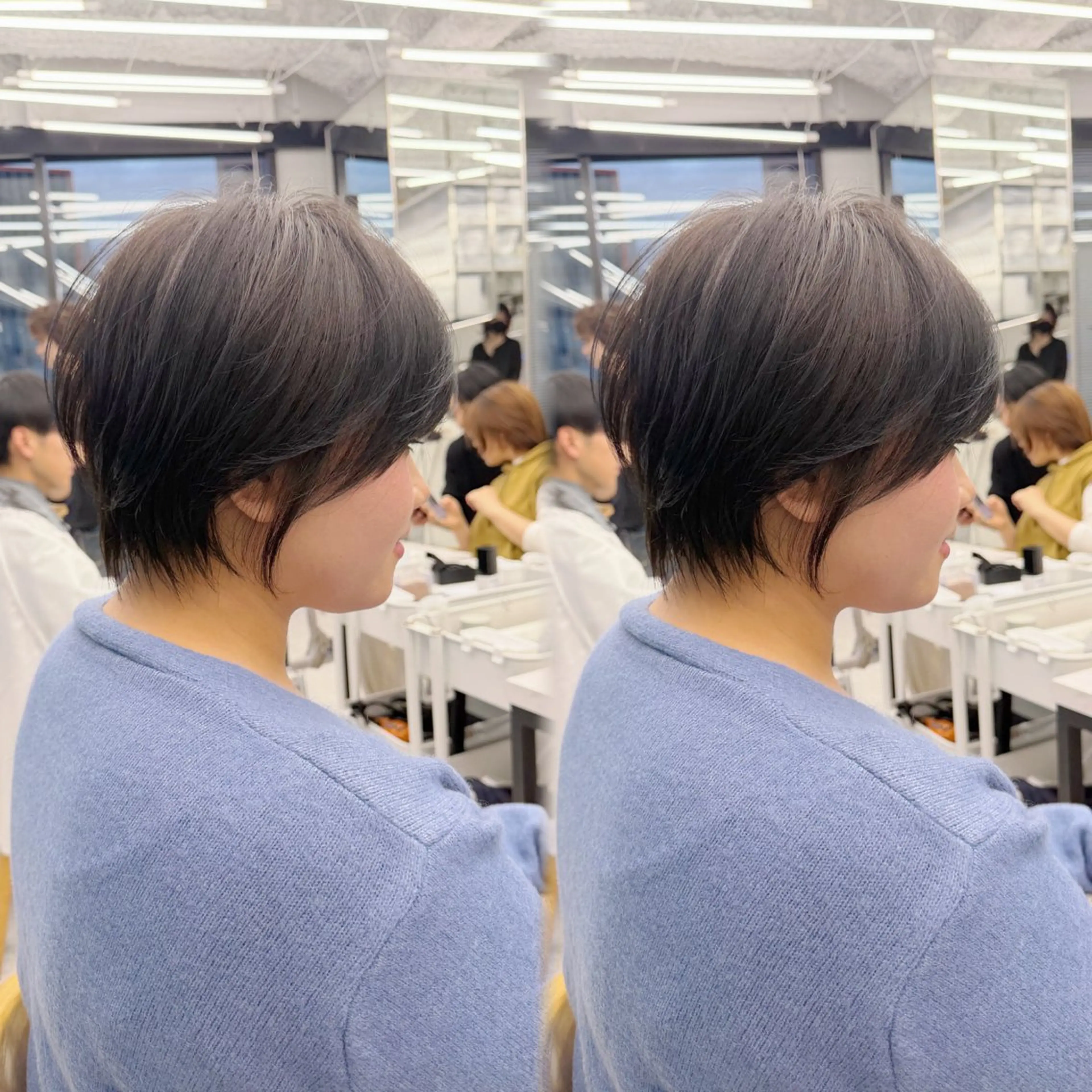 ショート 似合わせカット ショートヘア カット 名古屋/艶カラー🫧 /アレンジ/ショートのヘアスタイル