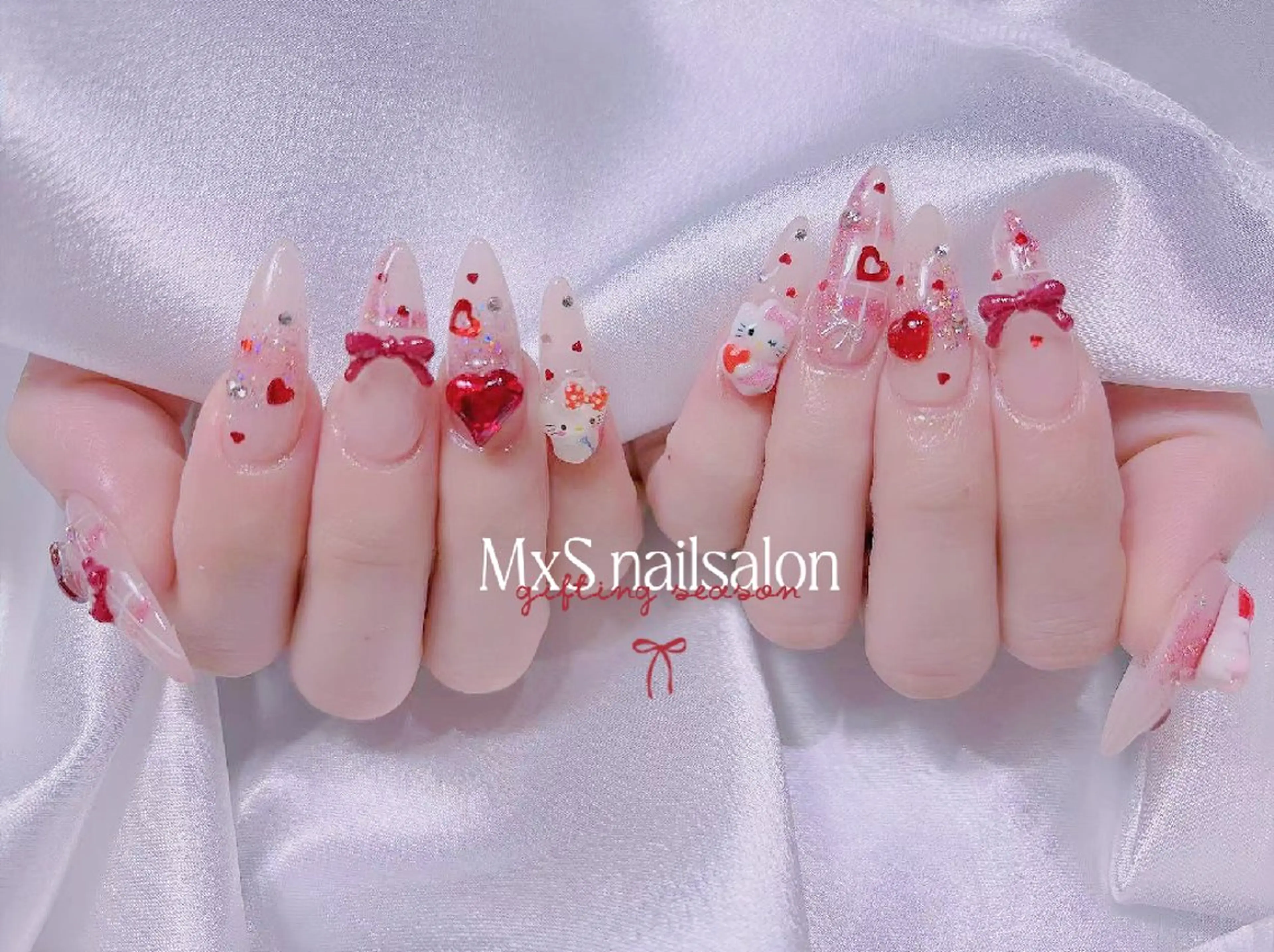 ネイル ハンドネイル ハンドケア MxS Nail(長さだし/フィルイン/マグネット/韓国ネイル/ワンホンネイル/ワンカラー)所属・MxS リィリィのネイルデザイン