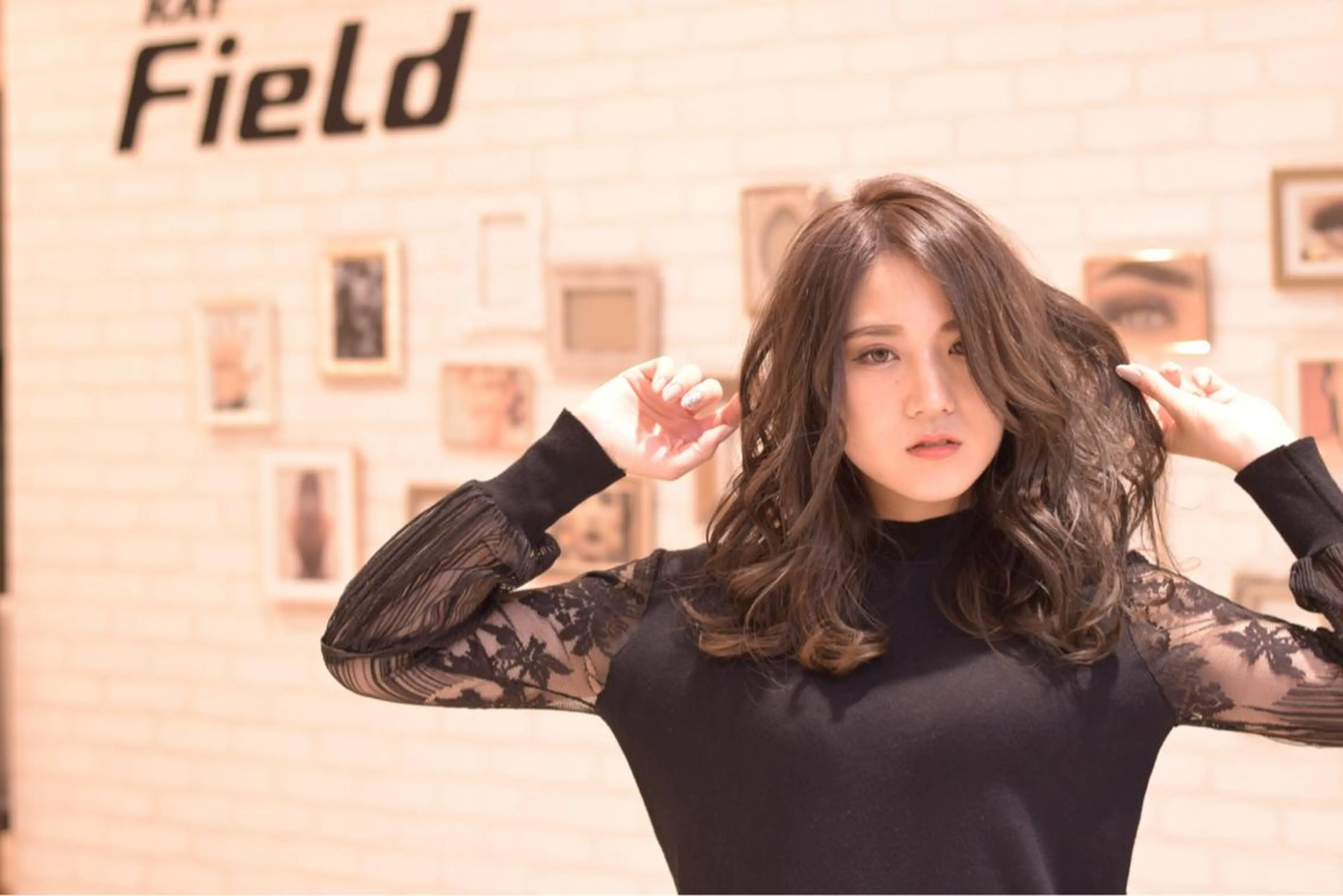 ミディアム ému エミュ　hair &spa所属・近藤 みゅうまのヘアスタイル