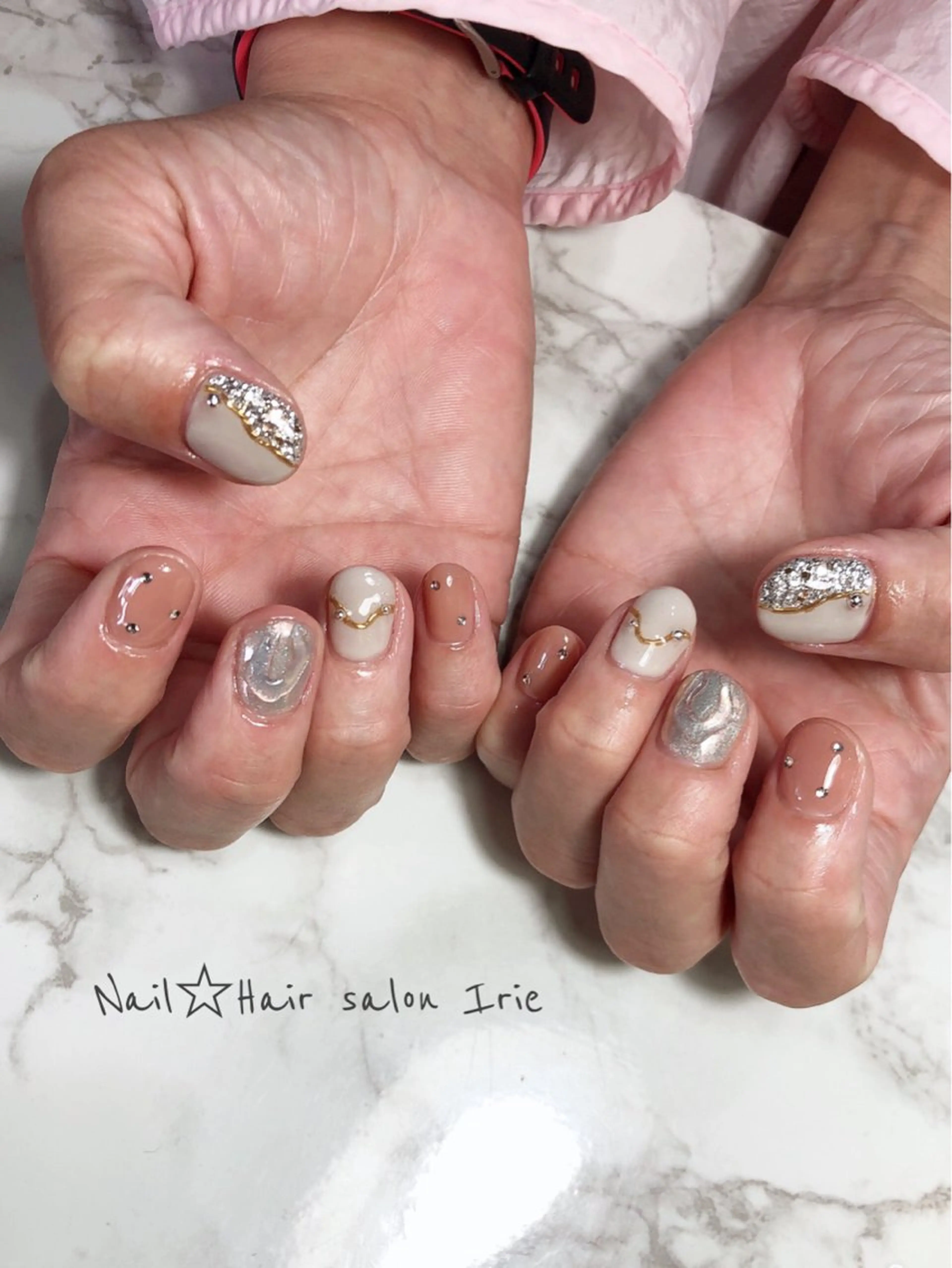 ネイル ハンドネイル Hair salon Irie所属・與儀 知佳のネイルデザイン
