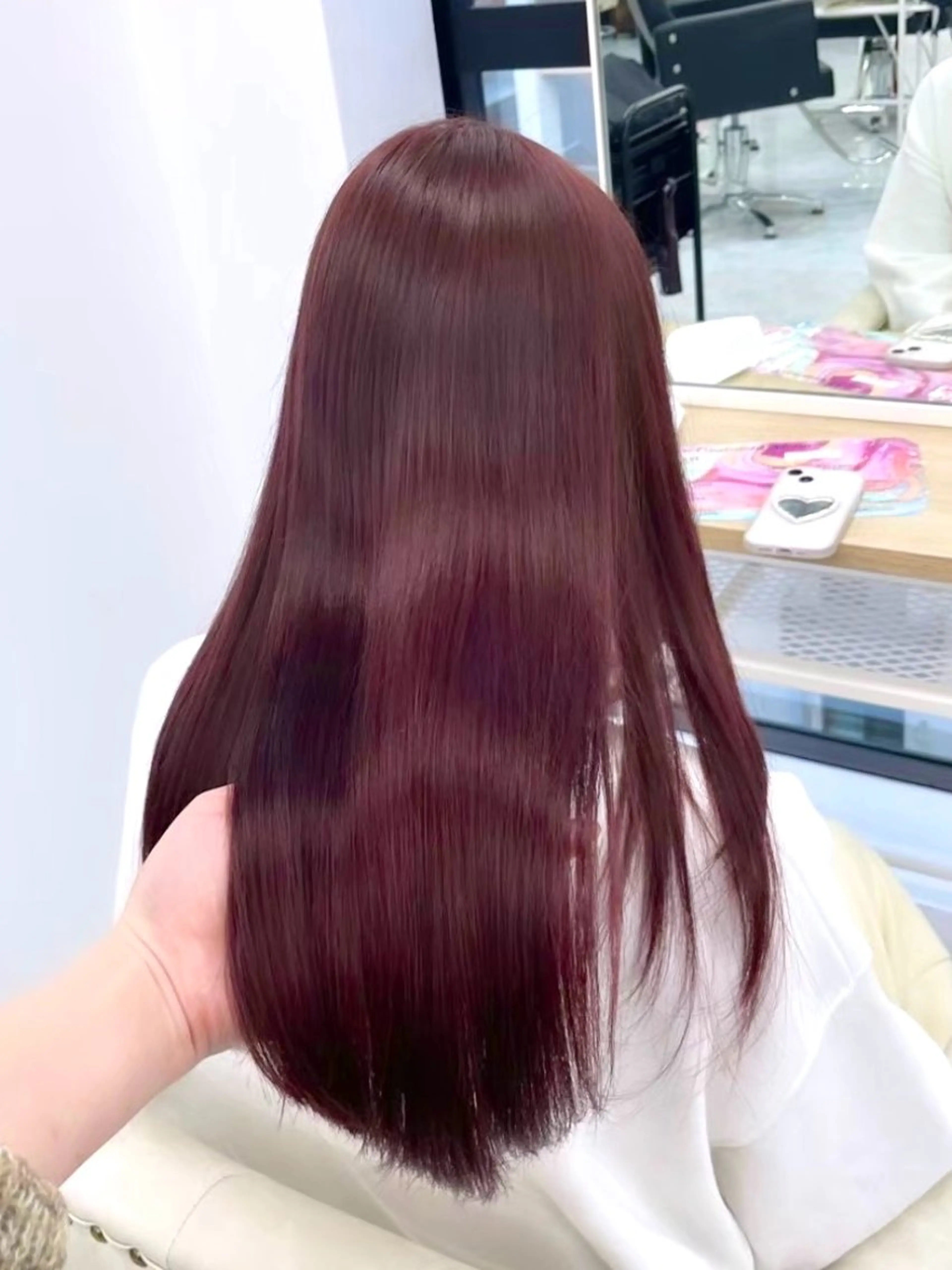 【髪のまとまりと潤い効果を出したい方‎🐬🫧】カット➕ブリーチなし1カラー➕(4step)SYSTEMトリートメントの写真