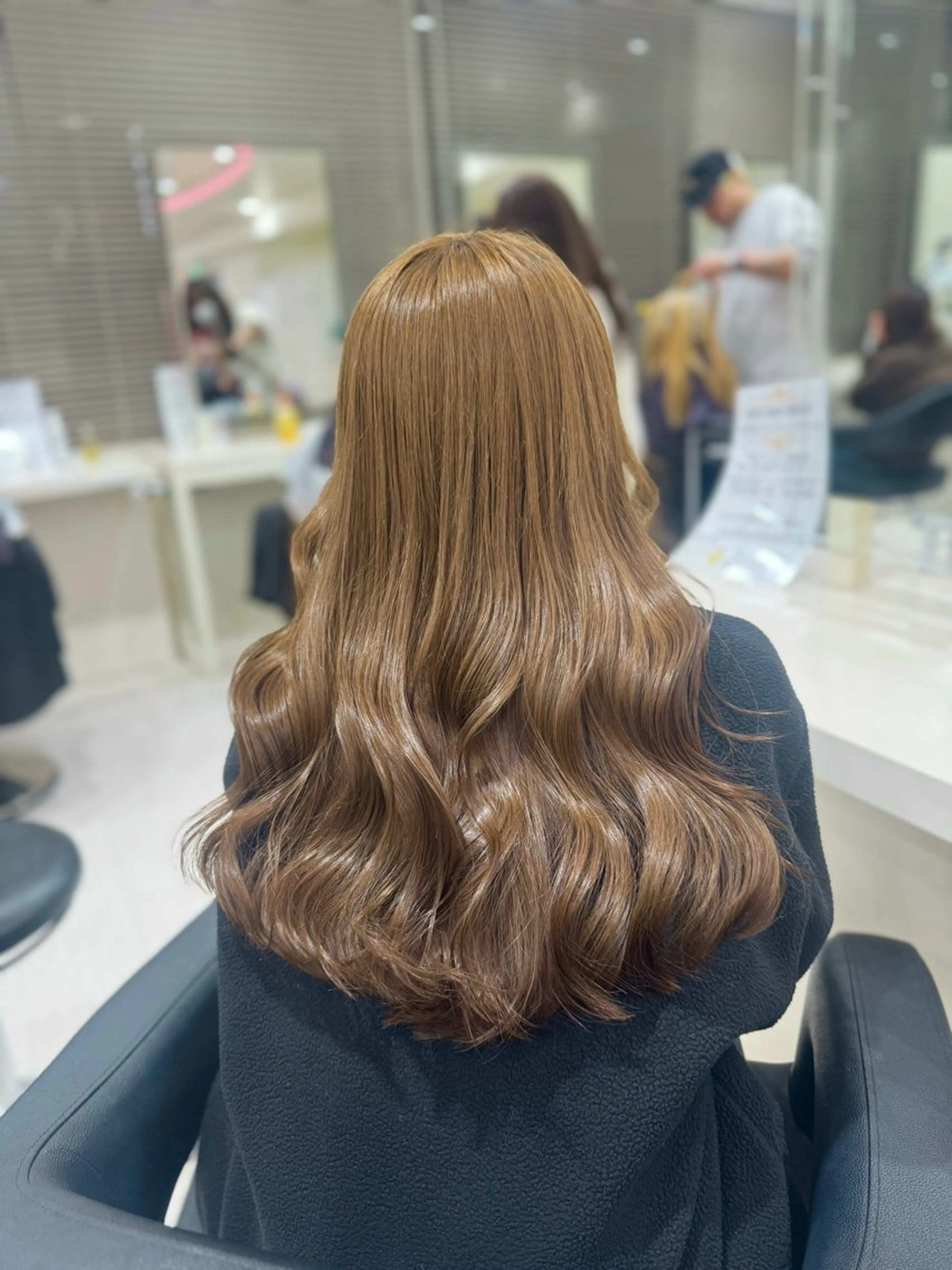 ロング カラー カット ヘアカラー 🤍韓国大人っぽ ベージュMAI🤍のヘアスタイル
