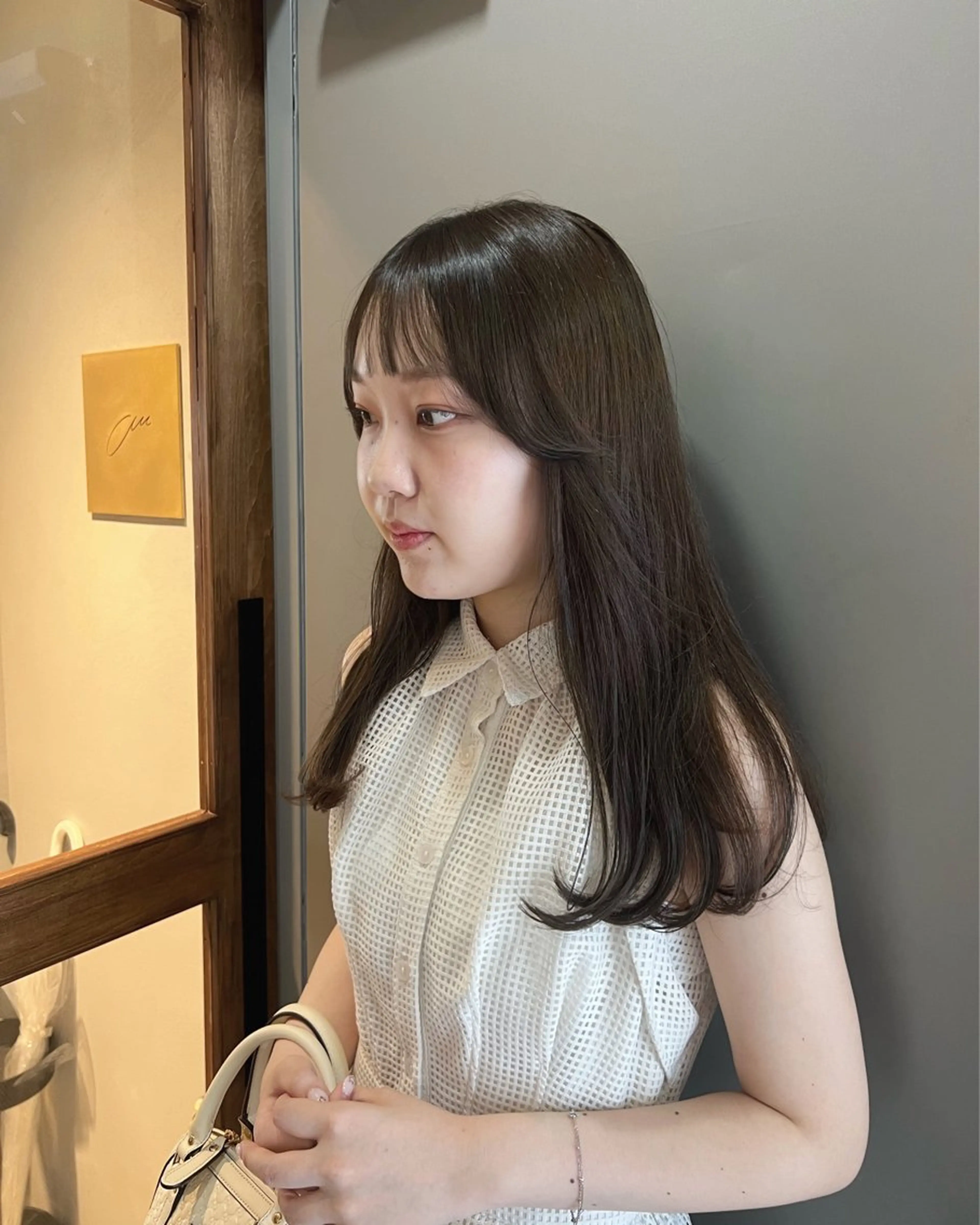 ロング カラー ヘアカラー トリートメント akane/ボブ /オリーブ/ブラウンのヘアスタイル