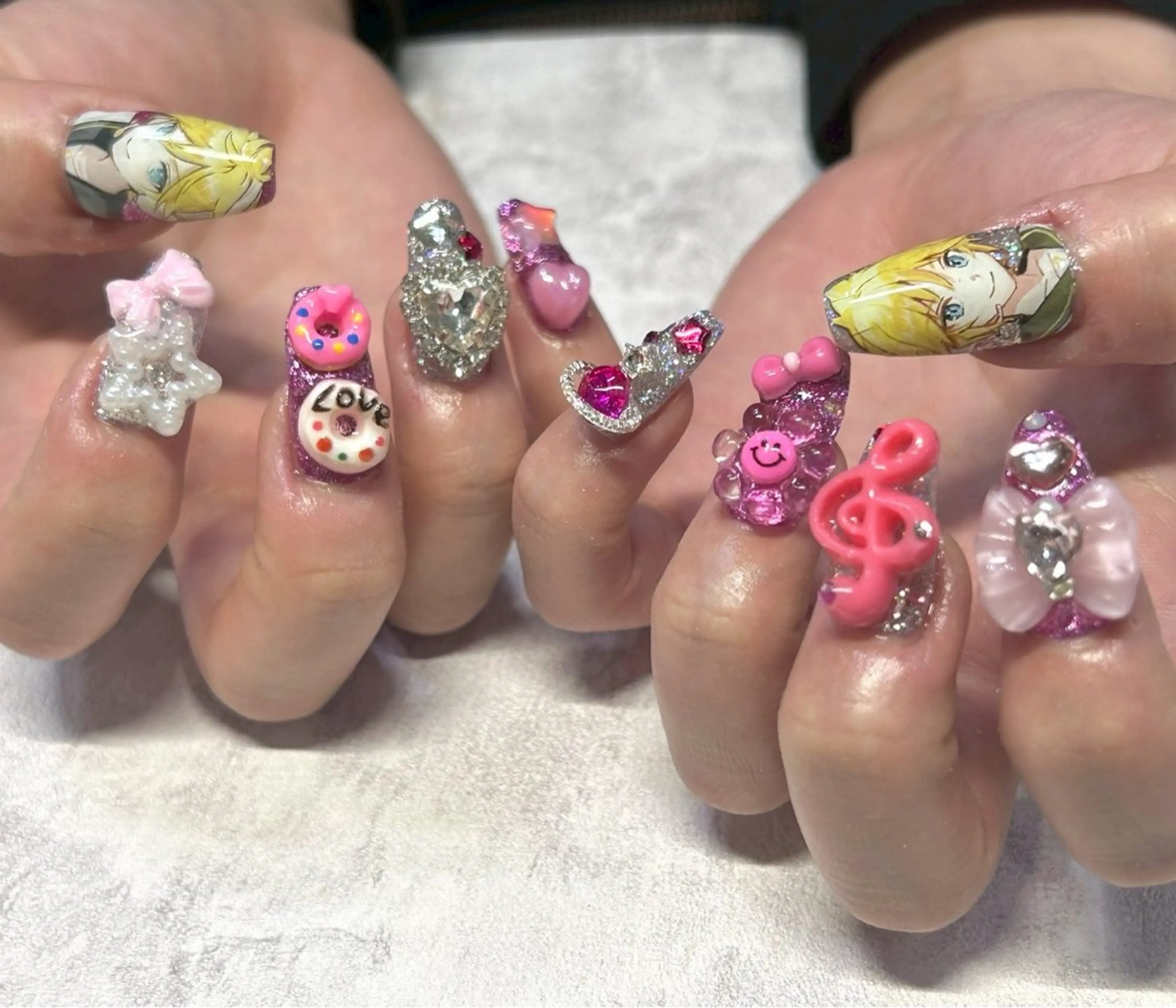 ネイル かわいいおつめ アサイのネイルデザイン