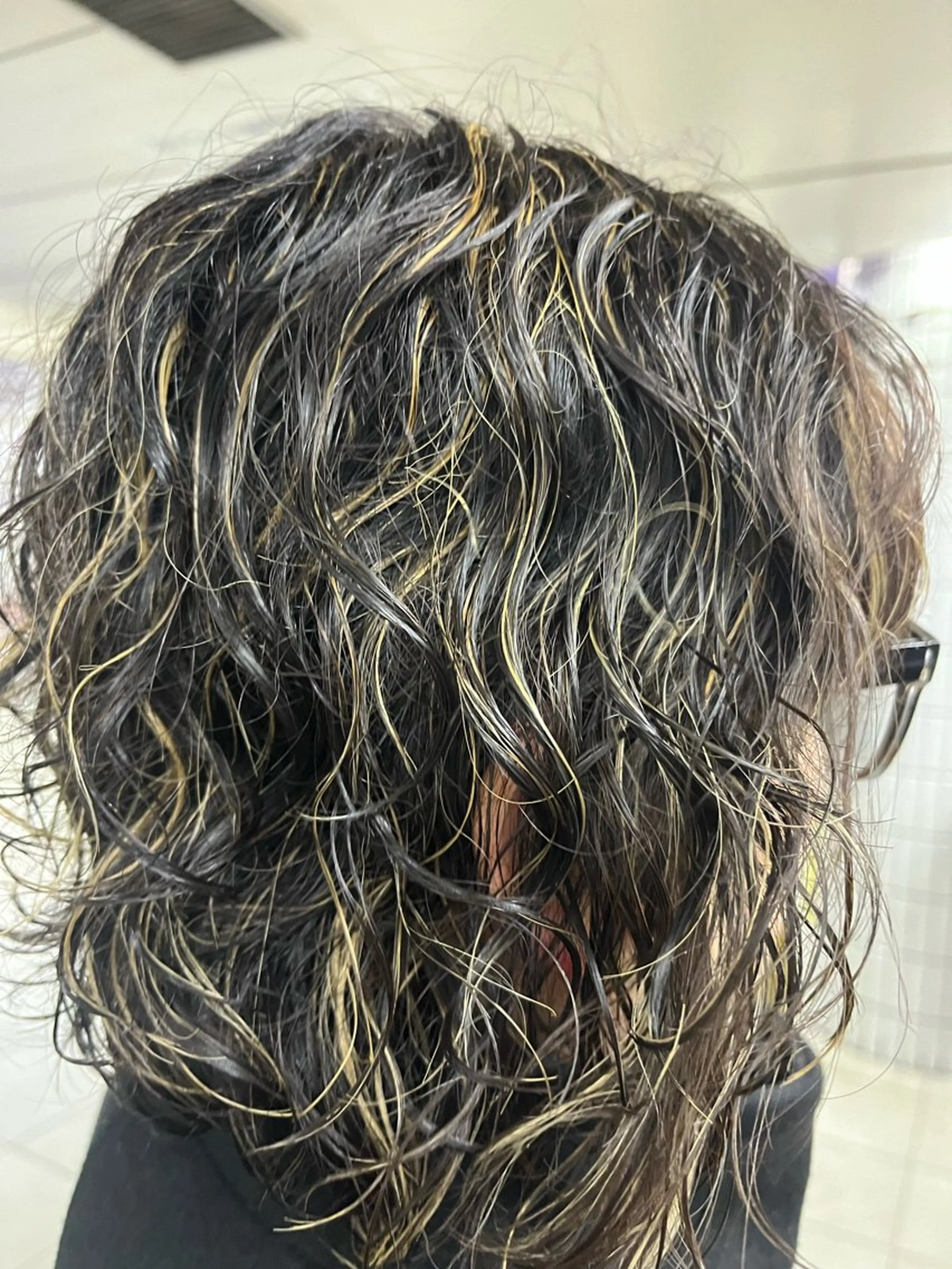 ミディアム カラー ハイライトカラー ハイライト 泉澤 風花のヘアスタイル