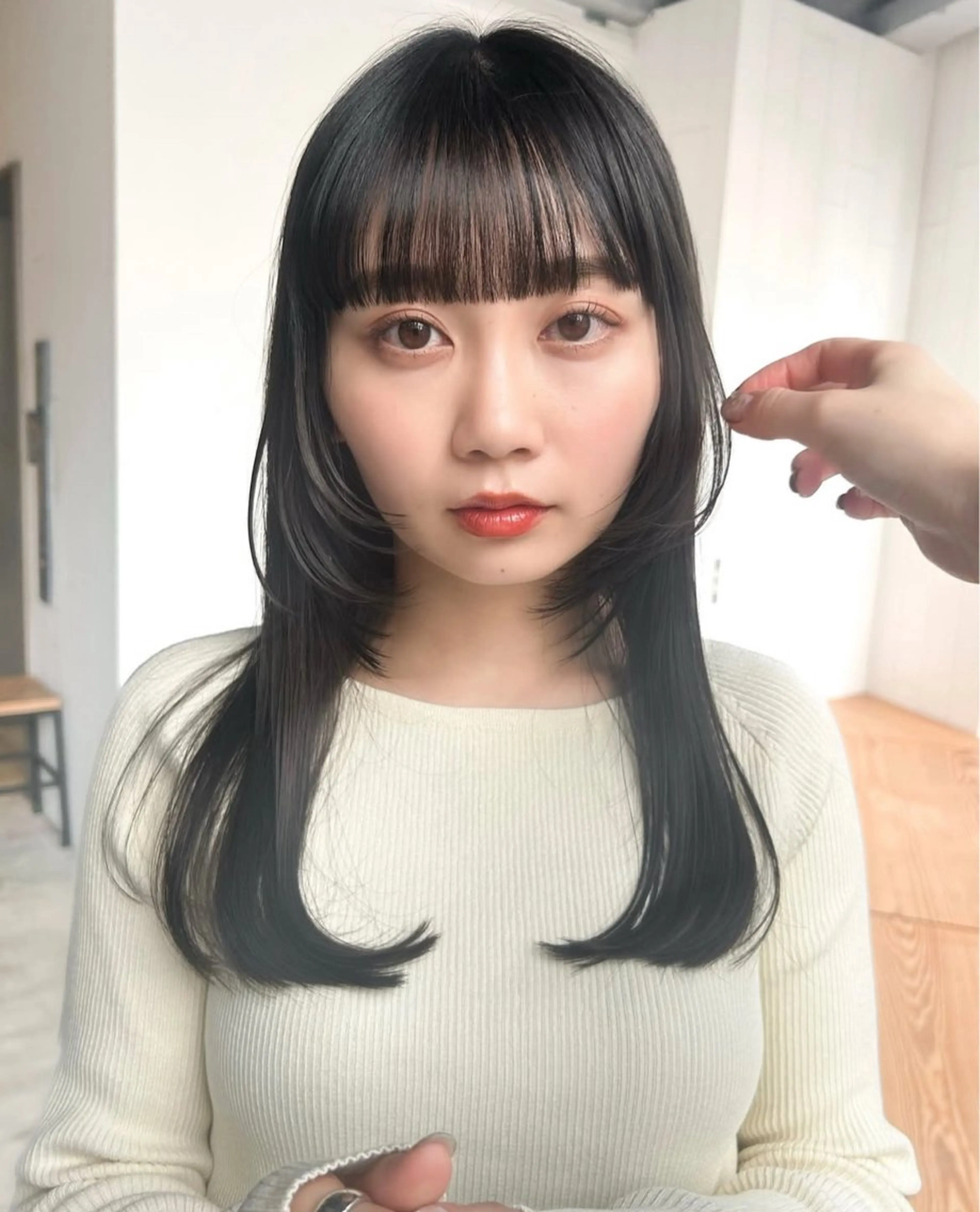 ロング レイヤーカット 🐻ボブ支持率 No. 1🤍のヘアスタイル