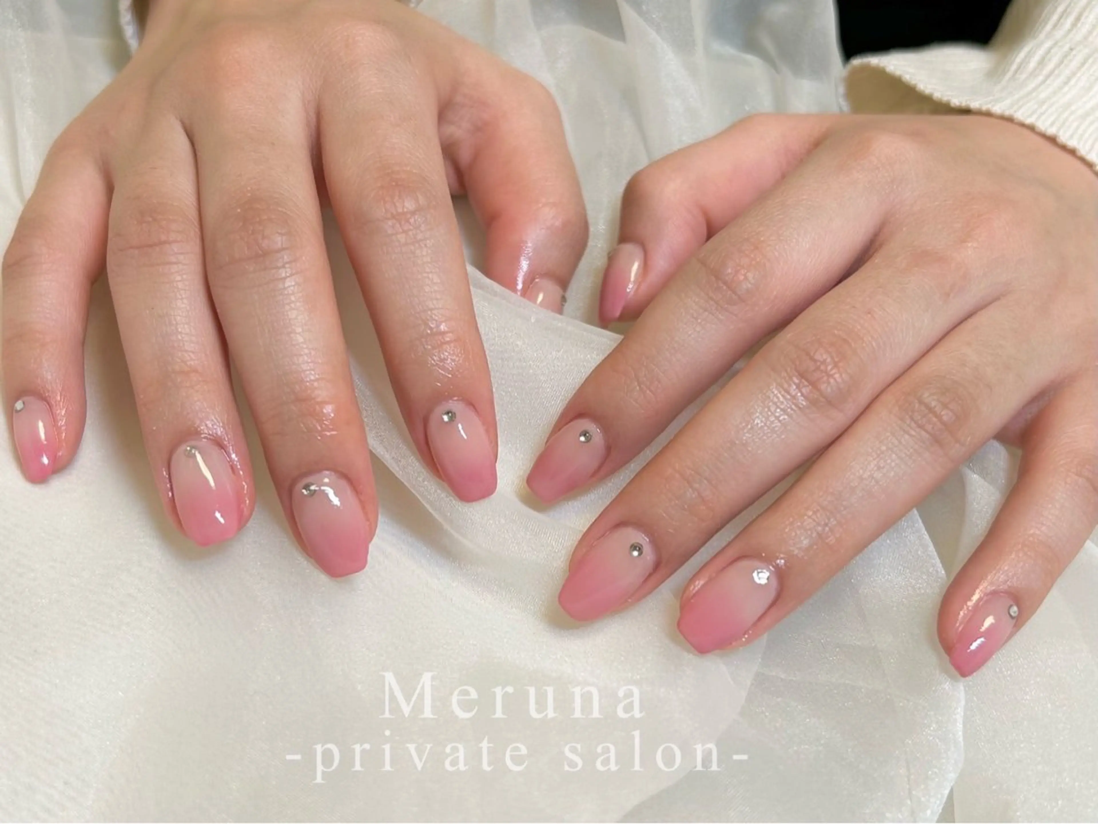 ネイル グラデーション ハンドネイル Meruna .ﾒﾙｰﾅ.のネイルデザイン