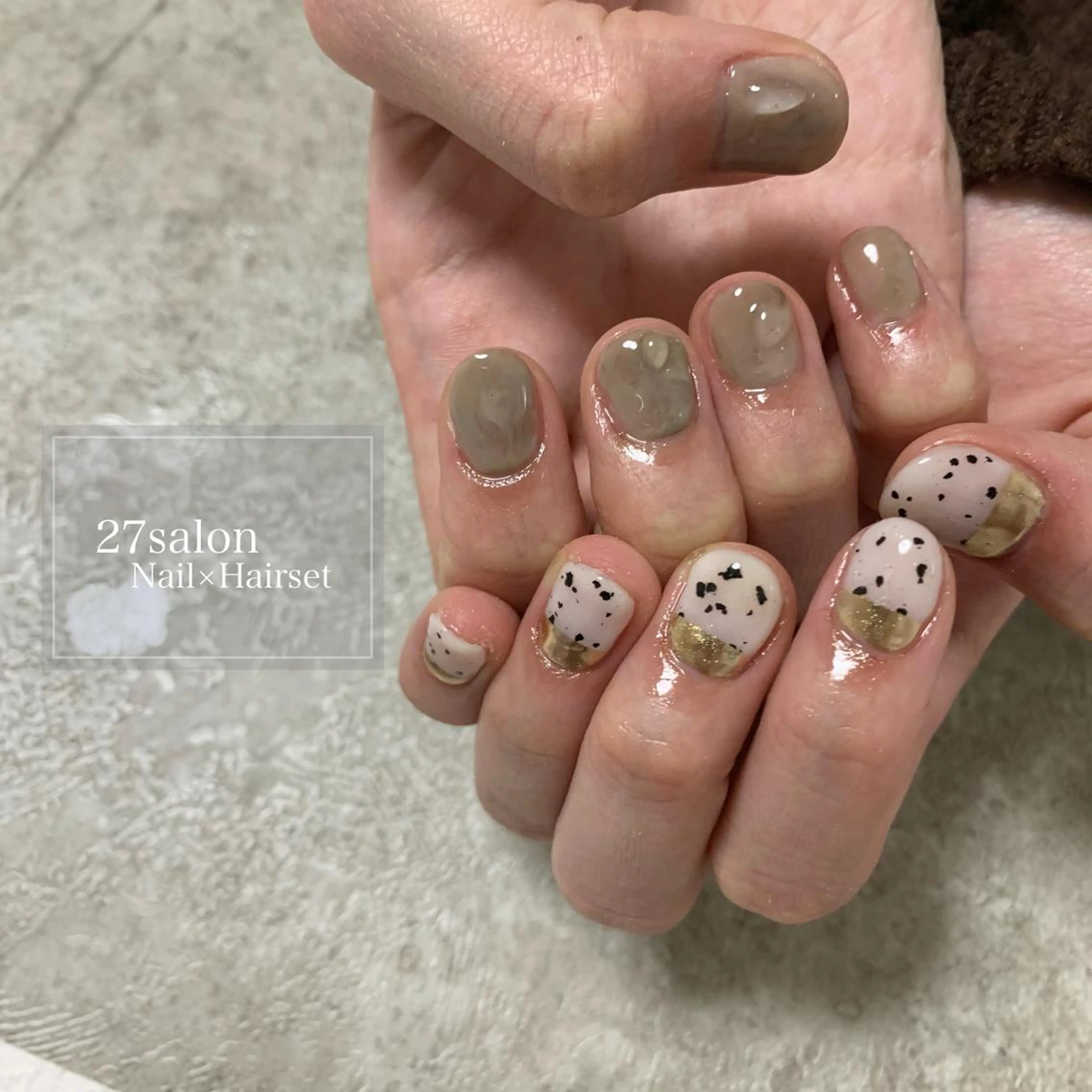 ネイル クリアネイル 27salon yuinaのネイルデザイン