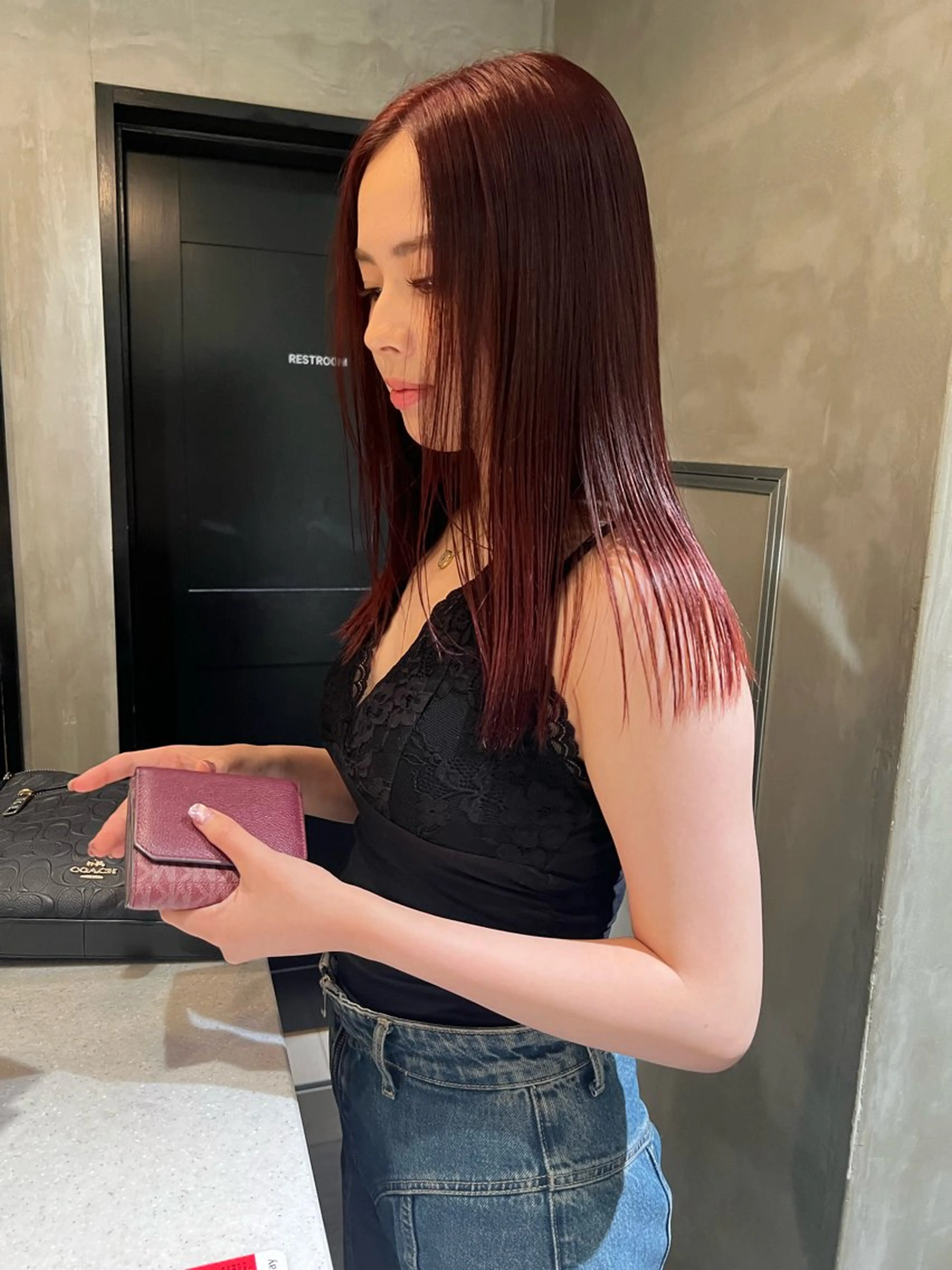 ロング ヘアカラー トリートメント アンニュイヘア🪽 ayumiのヘアスタイル