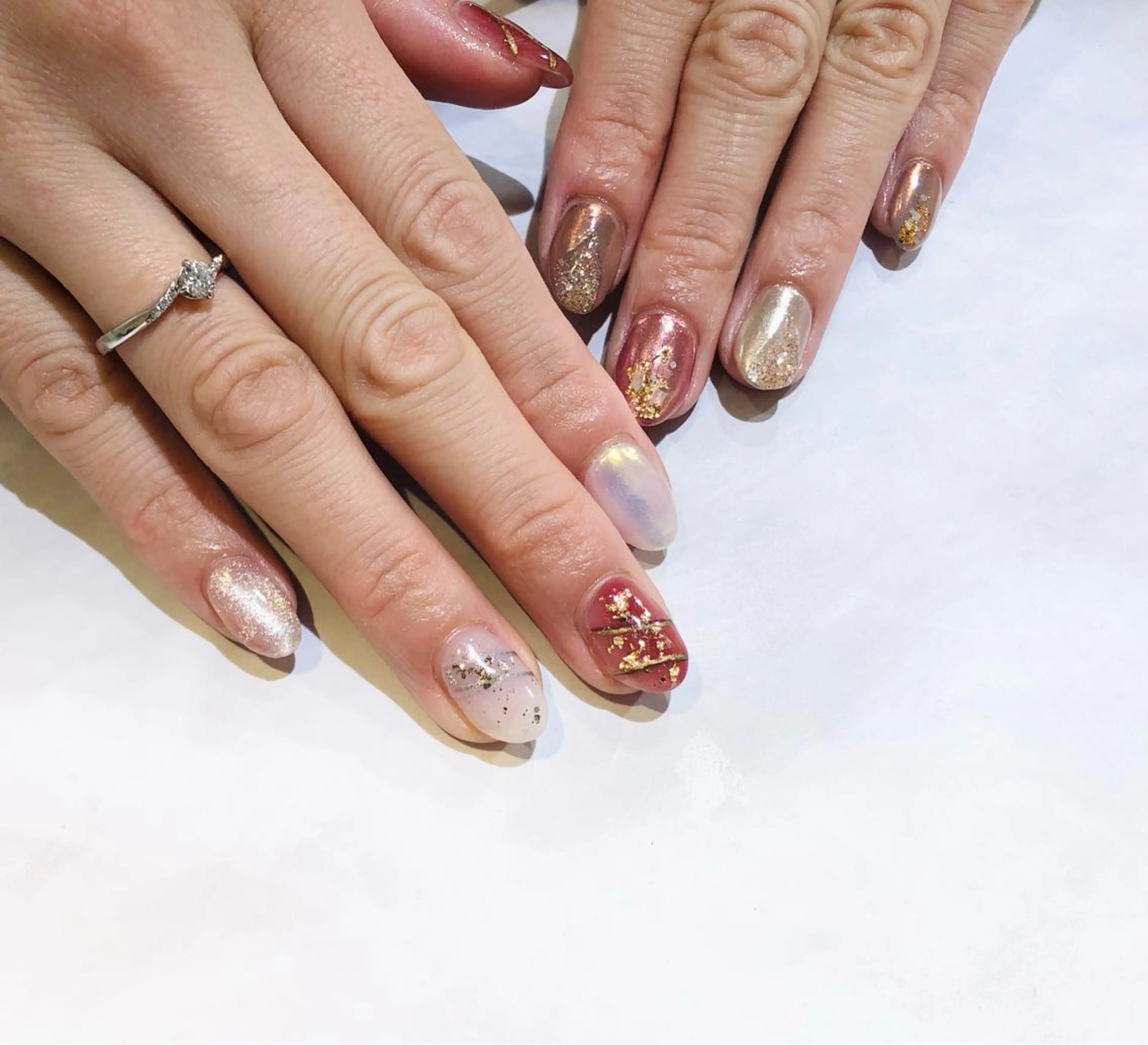 ネイル 舞田 苑香のネイルデザイン